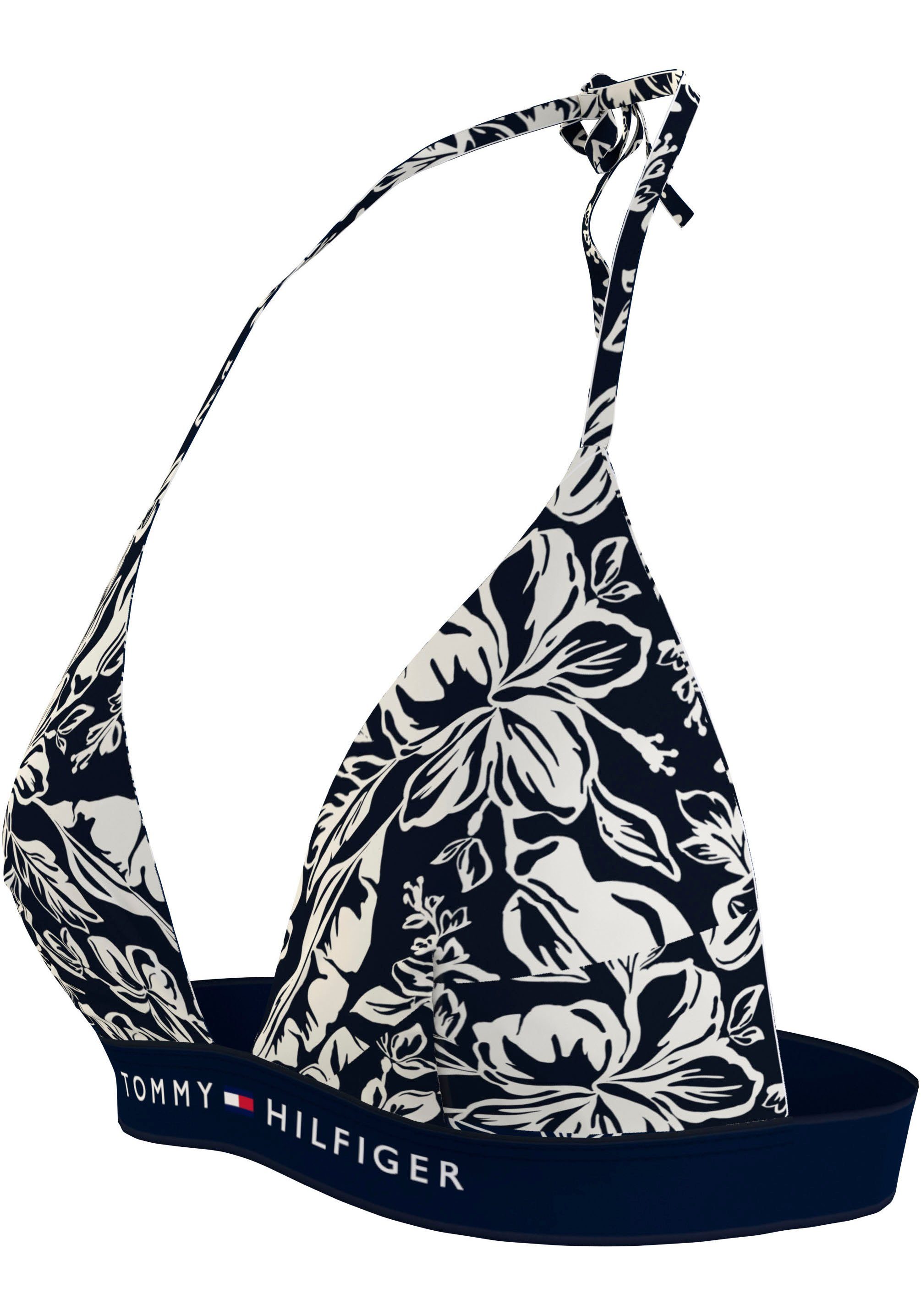 Tommy Hilfiger Swimwear Triangel-bikinitop met bloemmotief