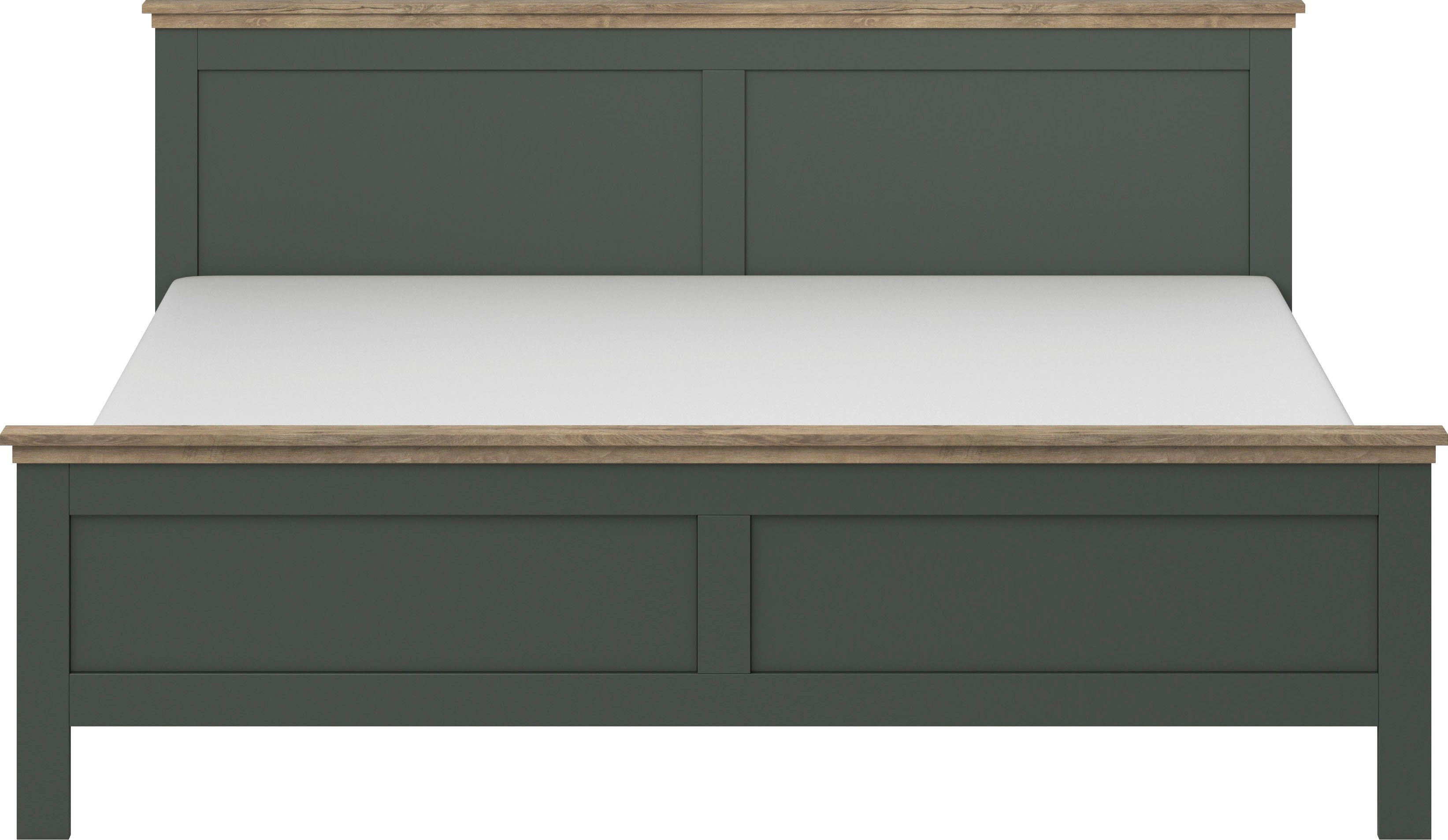 Home affaire Bedframe Evora, landelijke stijl, tweepersoonsbed, verkrijgbaar in 3 maten