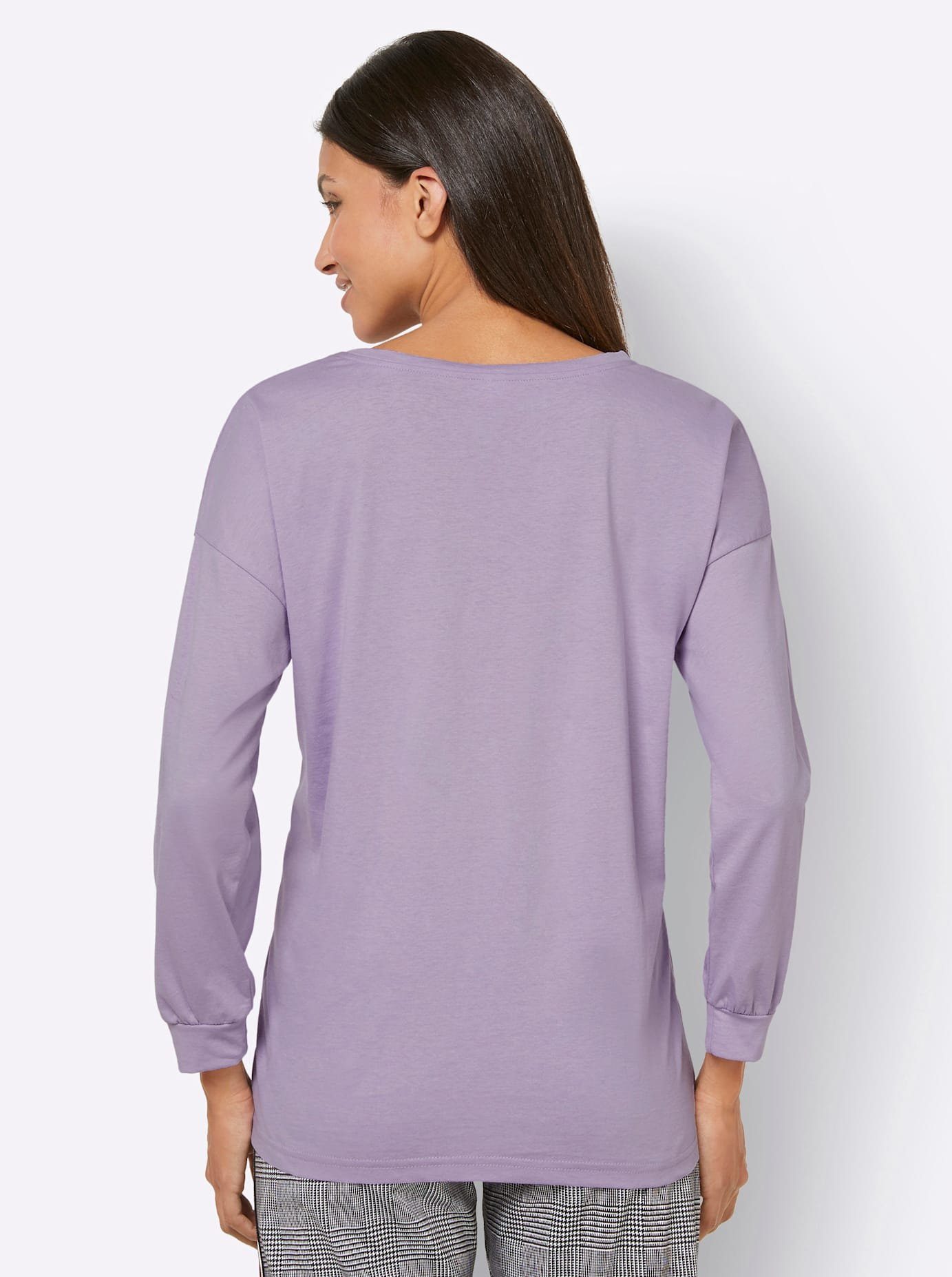 Shirt met ronde hals Vrijetijdsshirt (1-delig)