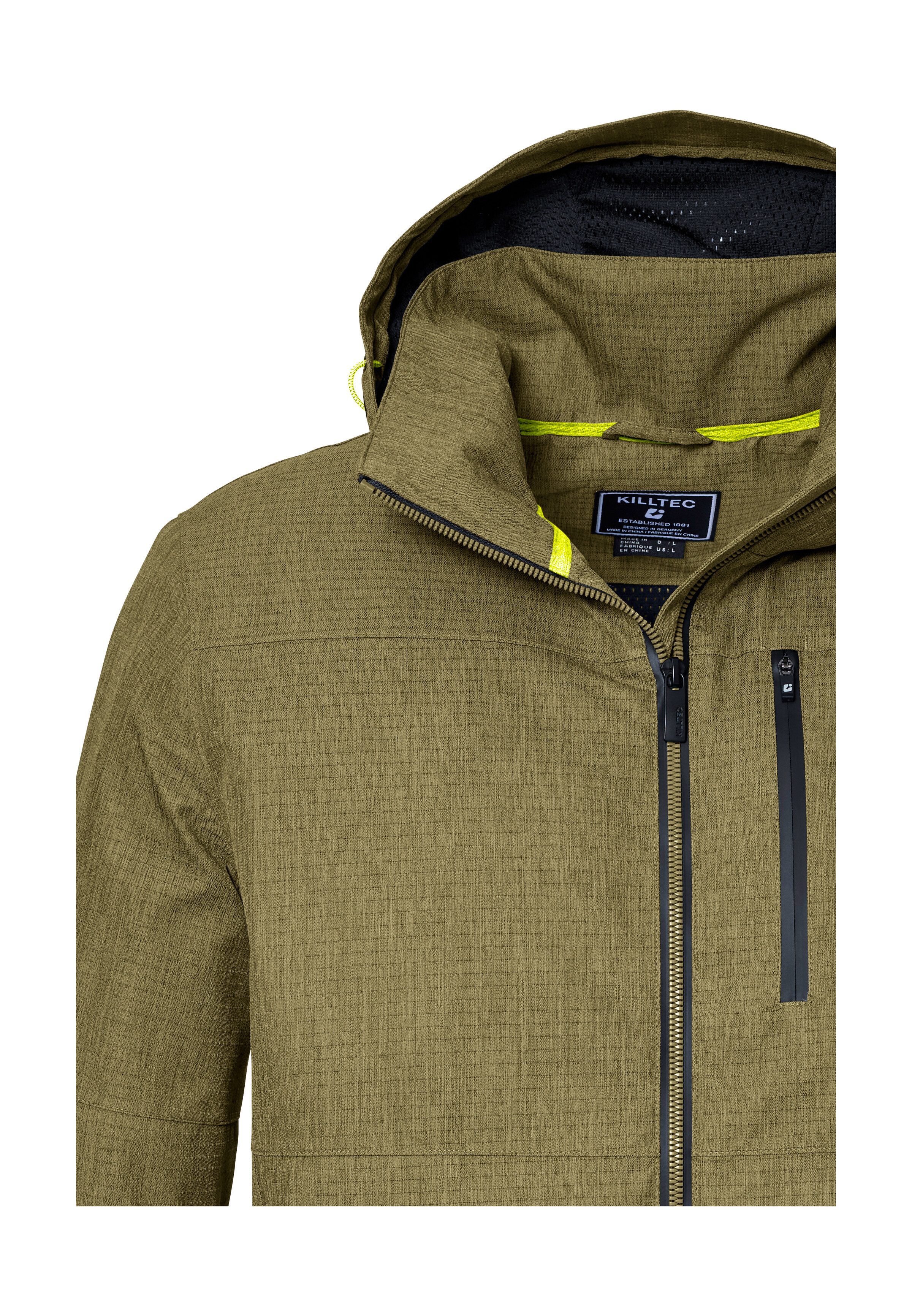 Killtec Outdoorjack KOS 74 MN JCKT wind- en waterdicht, ademend, pfas-vrij geïmpregneerd
