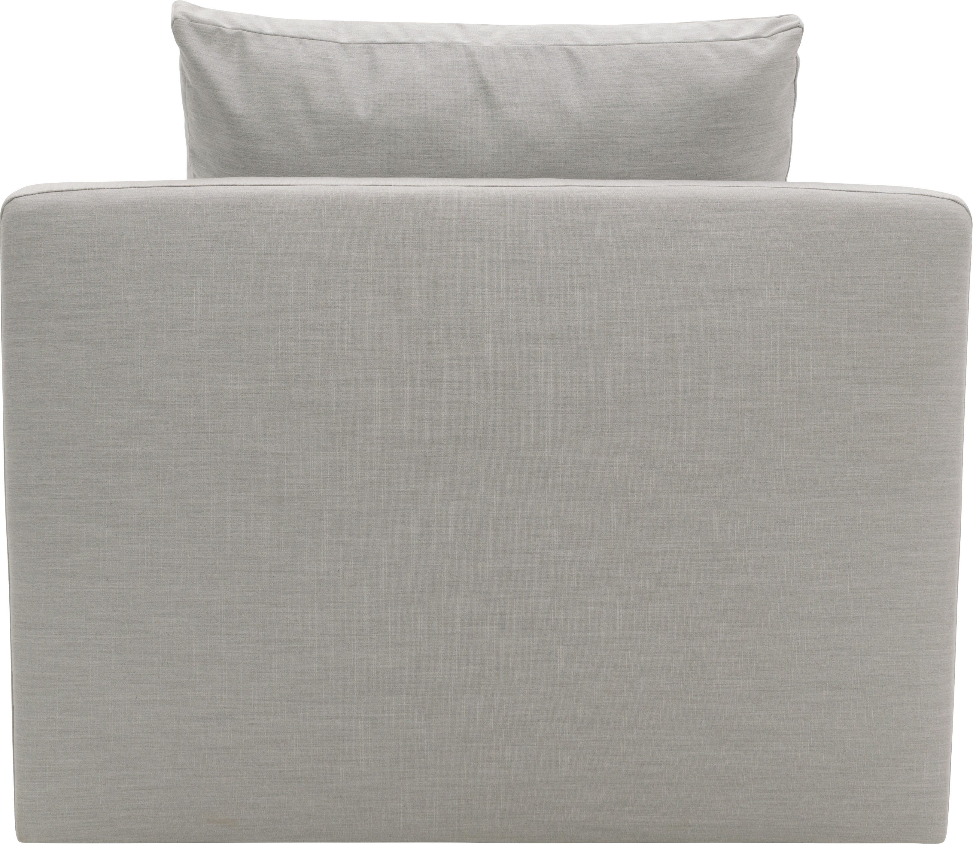 DOMO collection Sofaelement Solskin, individueel uitbreidbaar/combineerbaar met losse kussens. rug- en zijpanelen als steeksysteem.