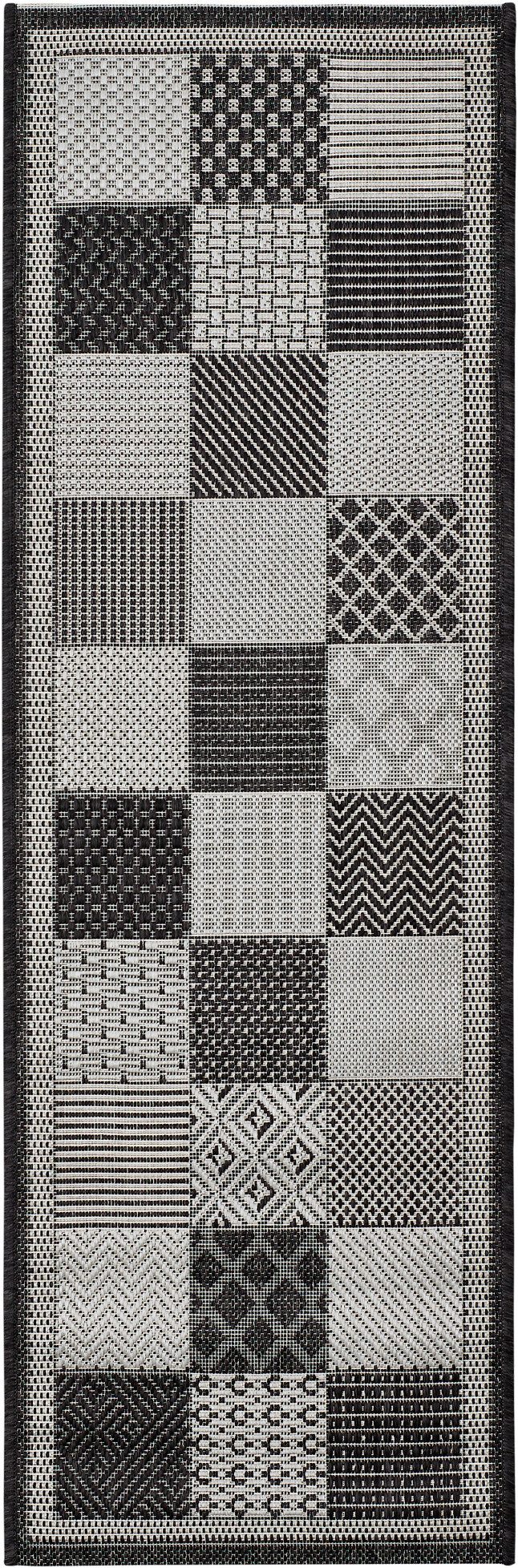 Andiamo Loper ARIZONA 2 Platweefsel, patchworkdesign, geschikt voor binnen en buiten