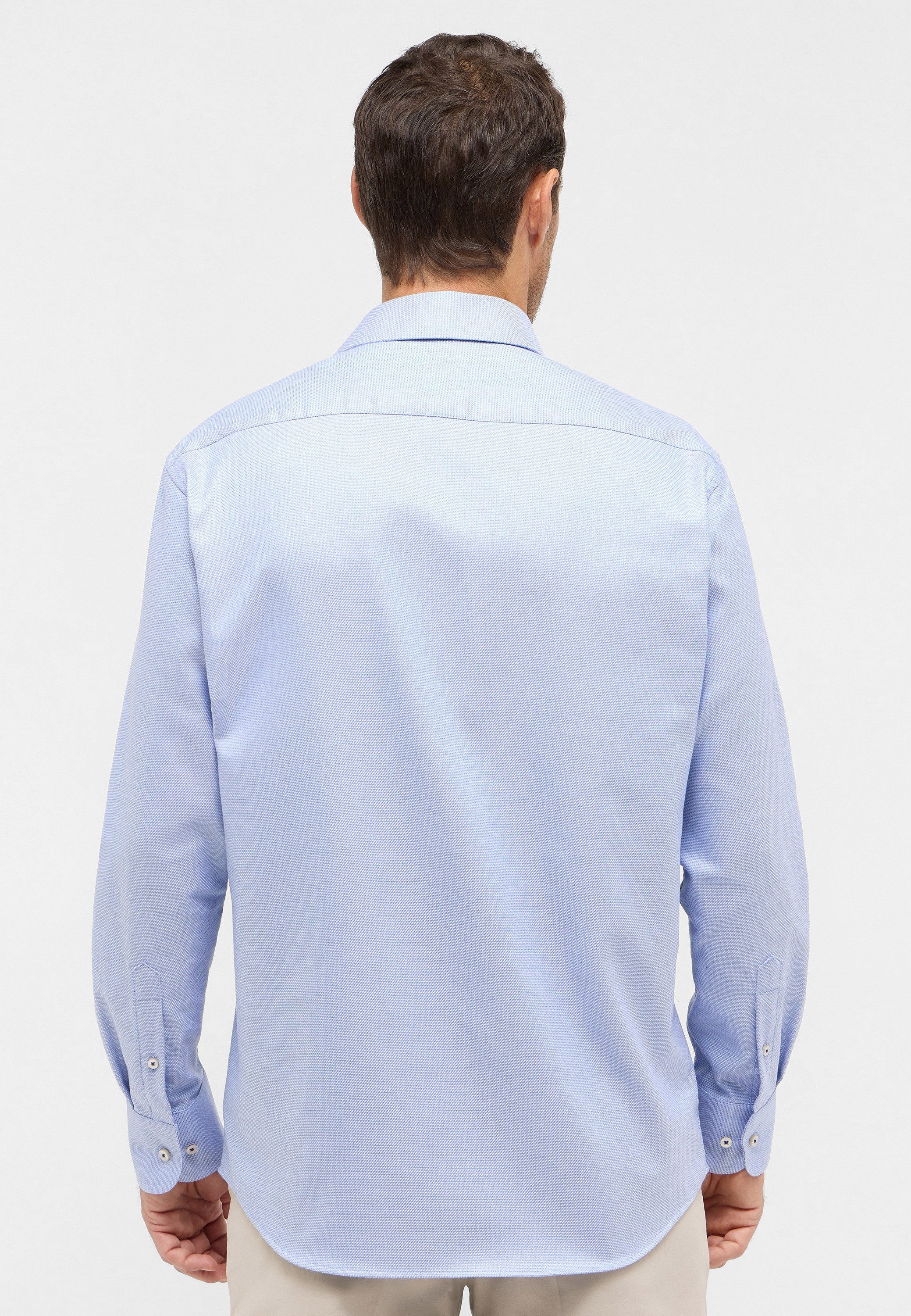 Eterna Overhemd met lange mouwen Comfort fit NON IRON (strijkvrij)