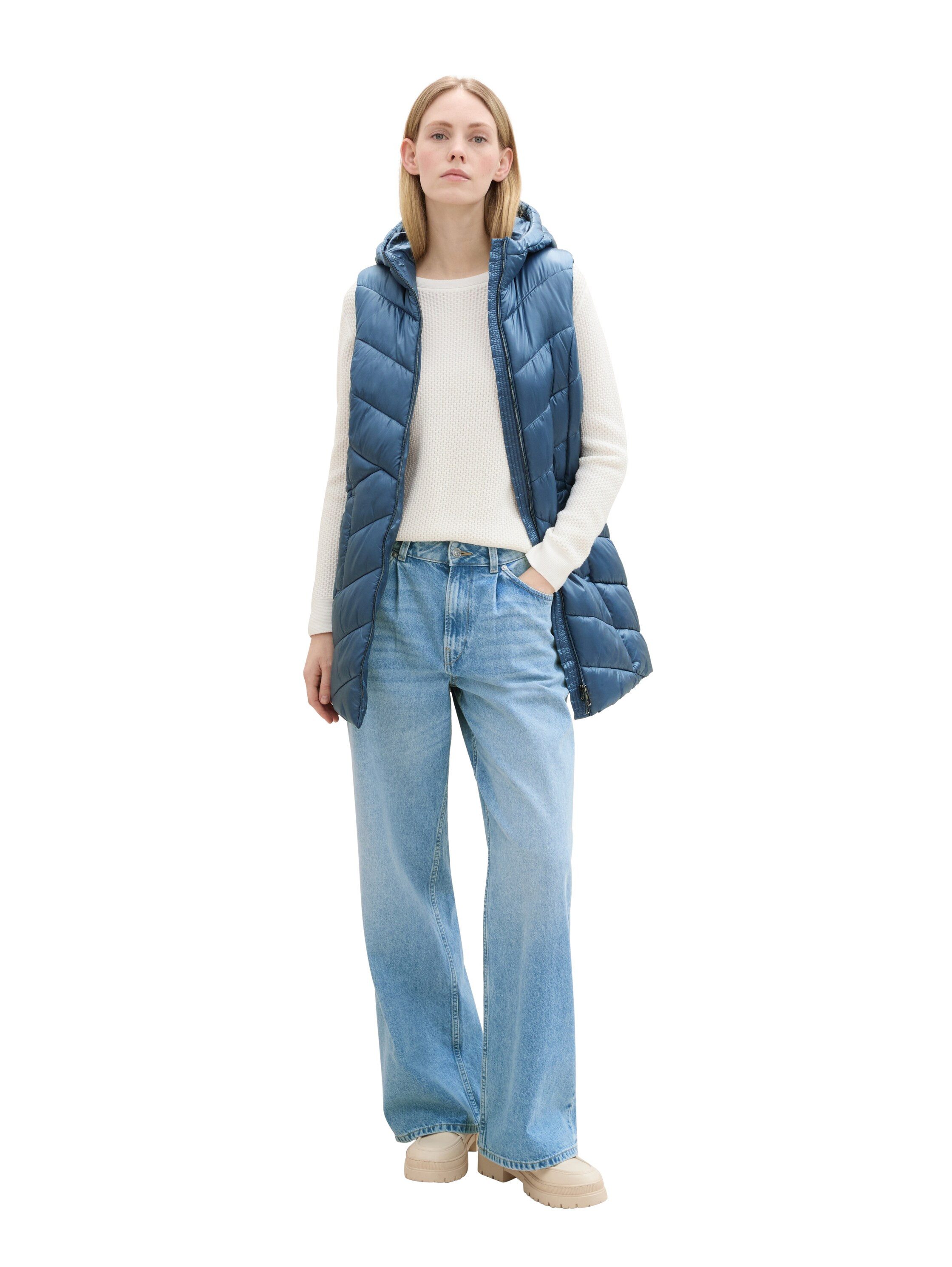 Tom Tailor Bodywarmer met een capuchon