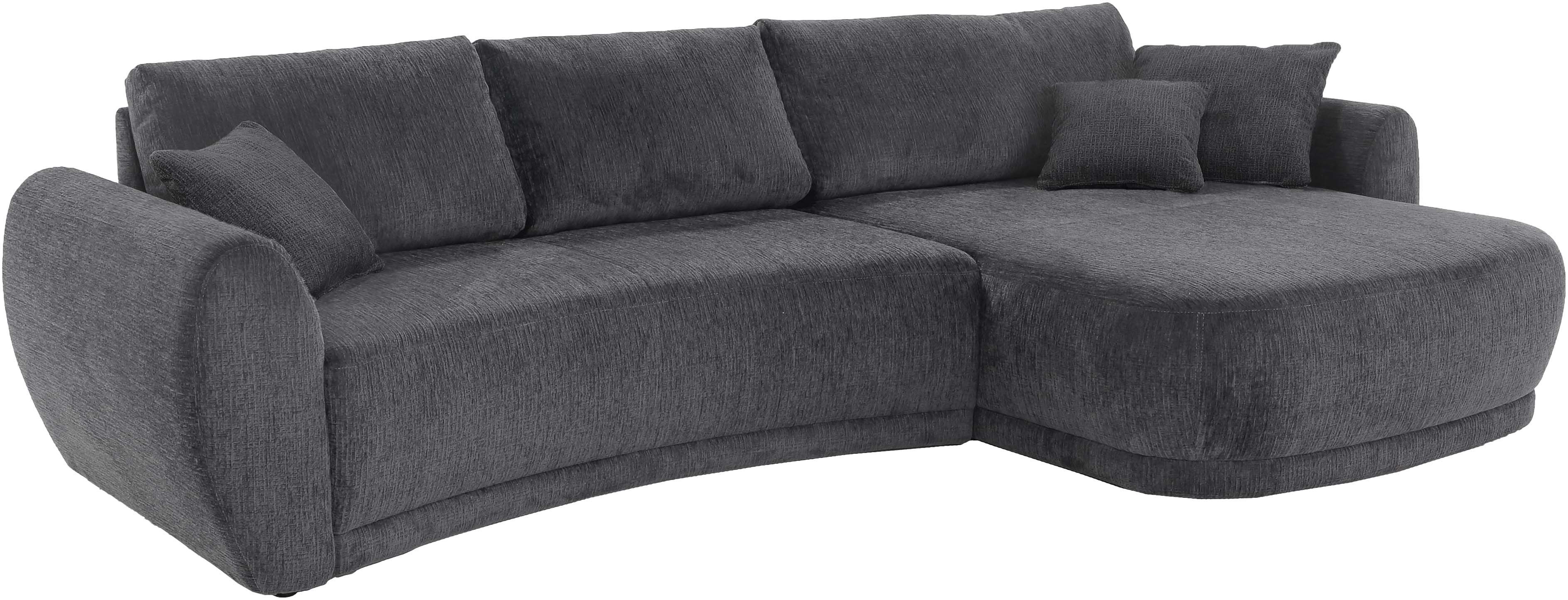 Jockenhöfer Gruppe Hoekbank Lagune L-model met binnenveringsinterieur in een zachte, aantrekkelijke look, kan links/rechts worden gemonteerd