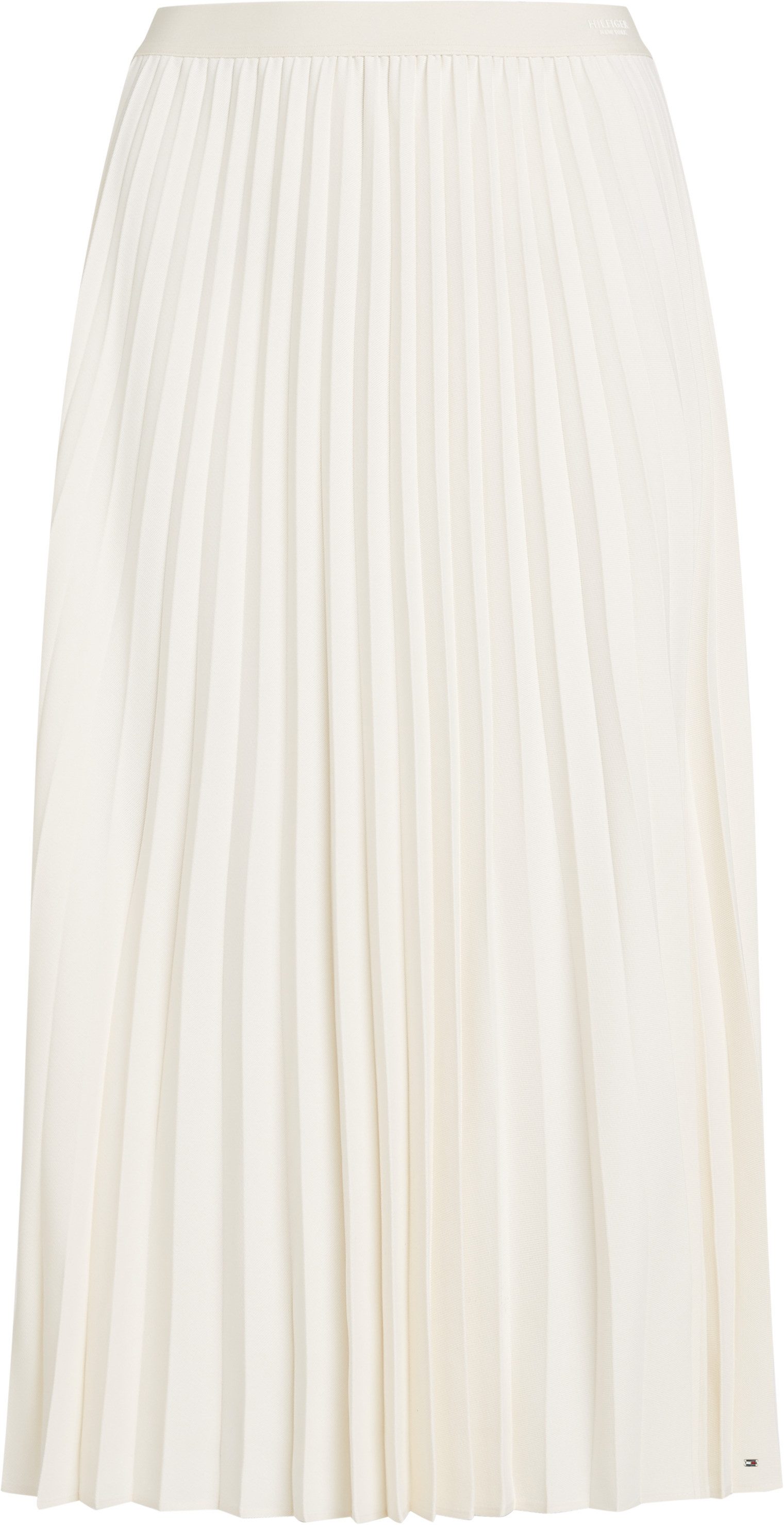 Tommy Hilfiger Plissérok FLUID PLEATED PULL ON MIDI SKIRT