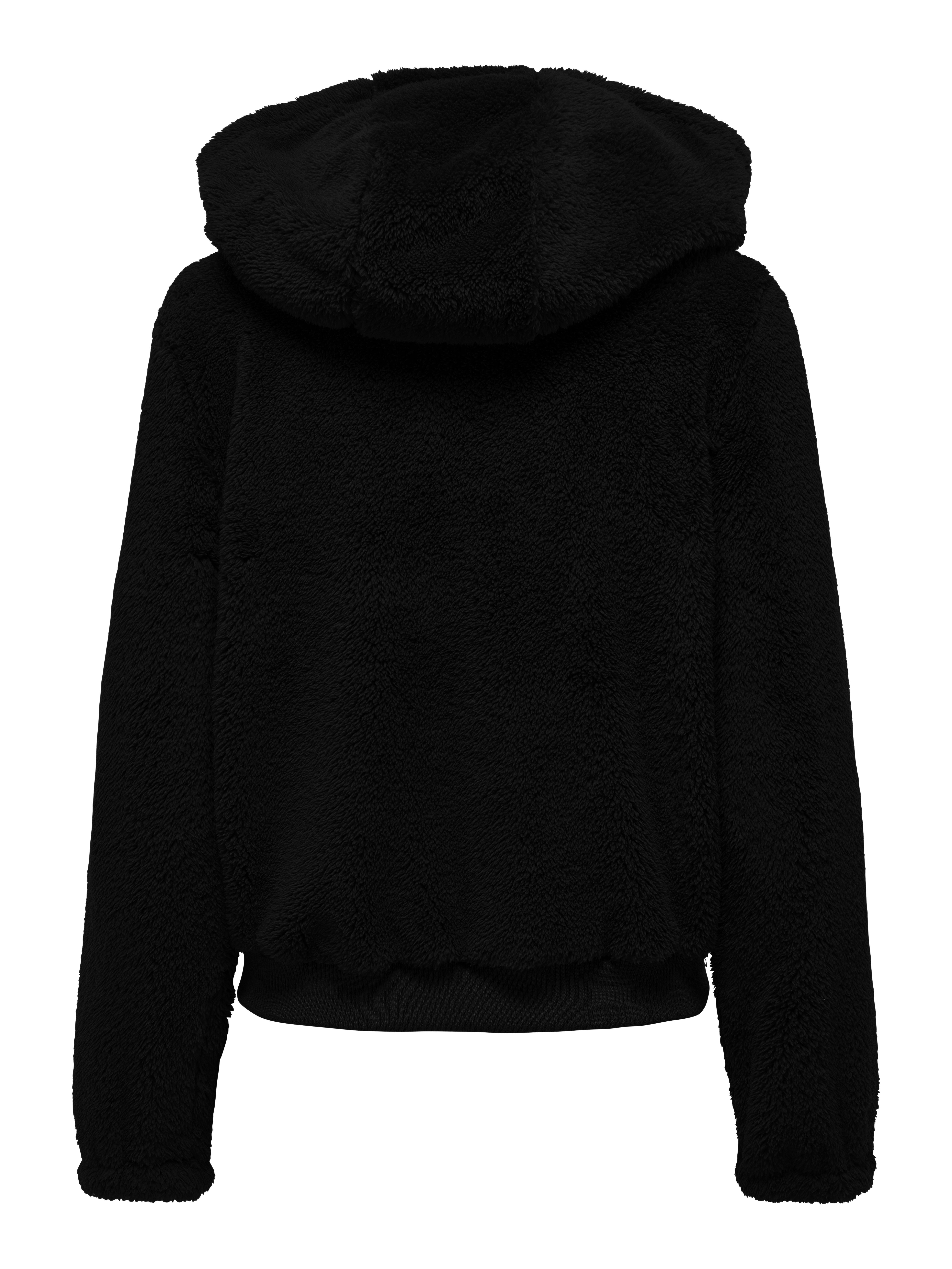 Only Pluche jas met capuchon ONLNEWANNA CONTACT SHERPA JKT OTW NOOS