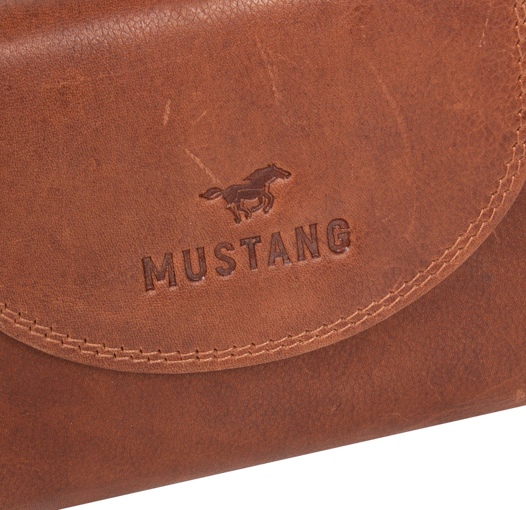 MUSTANG Portemonnee Udine leather wallet top opening