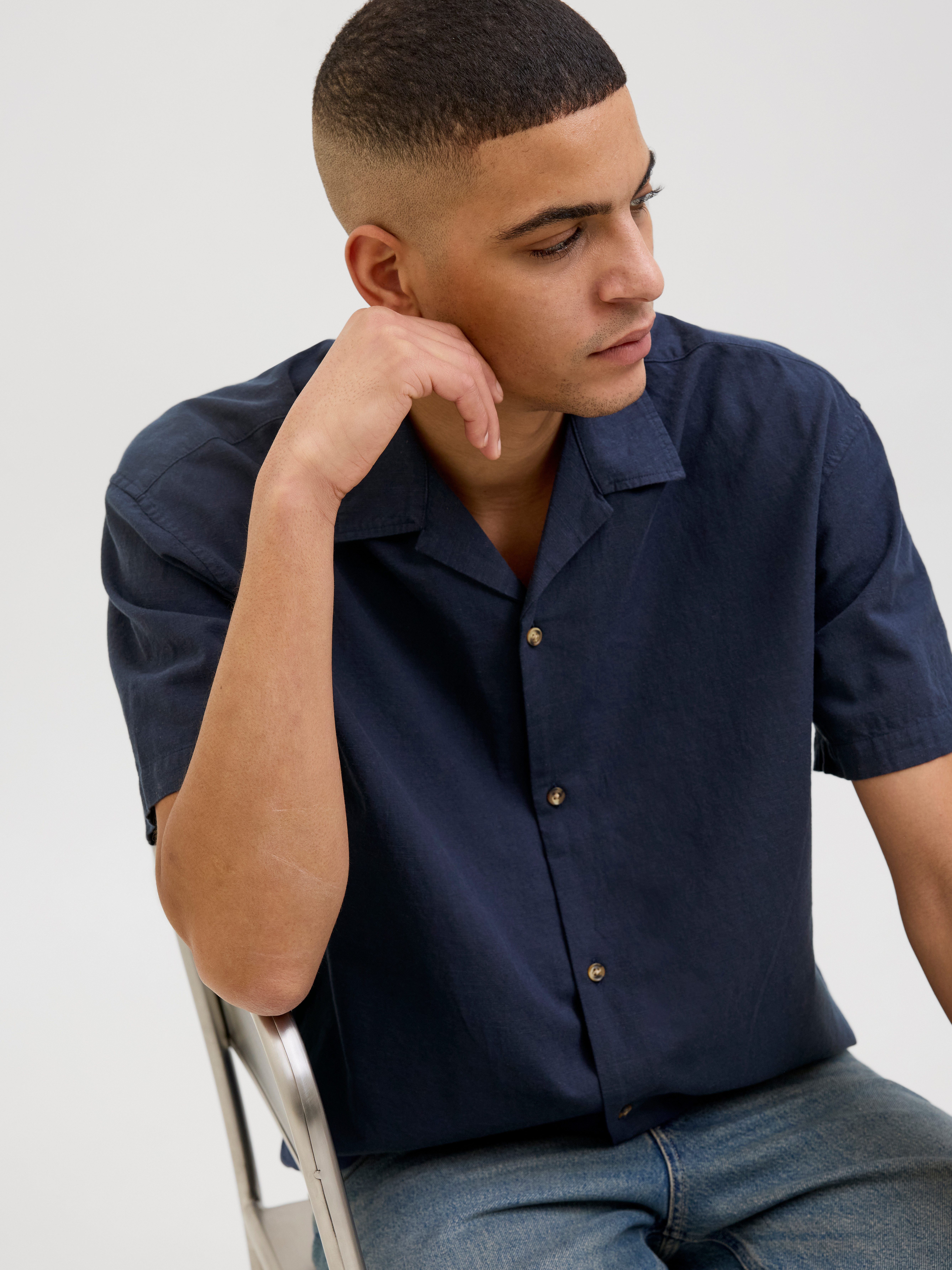 Jack & Jones Overhemd met korte mouwen JJESUMMER RESORT SHIRT SS SN