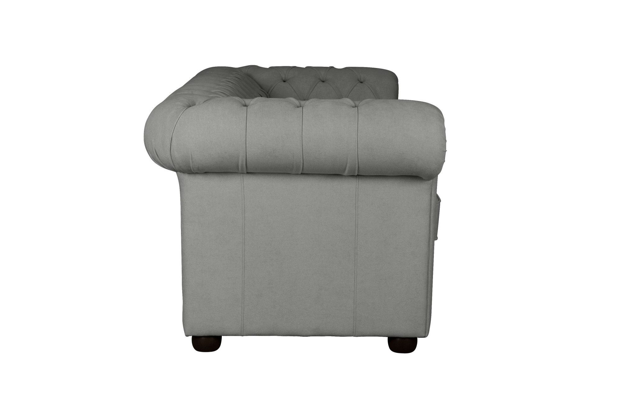 Home affaire 2-zitsbank CHARENTE, Chesterfield bank, golfvering, afmetingen: B/D/H: 147/89/74 cm