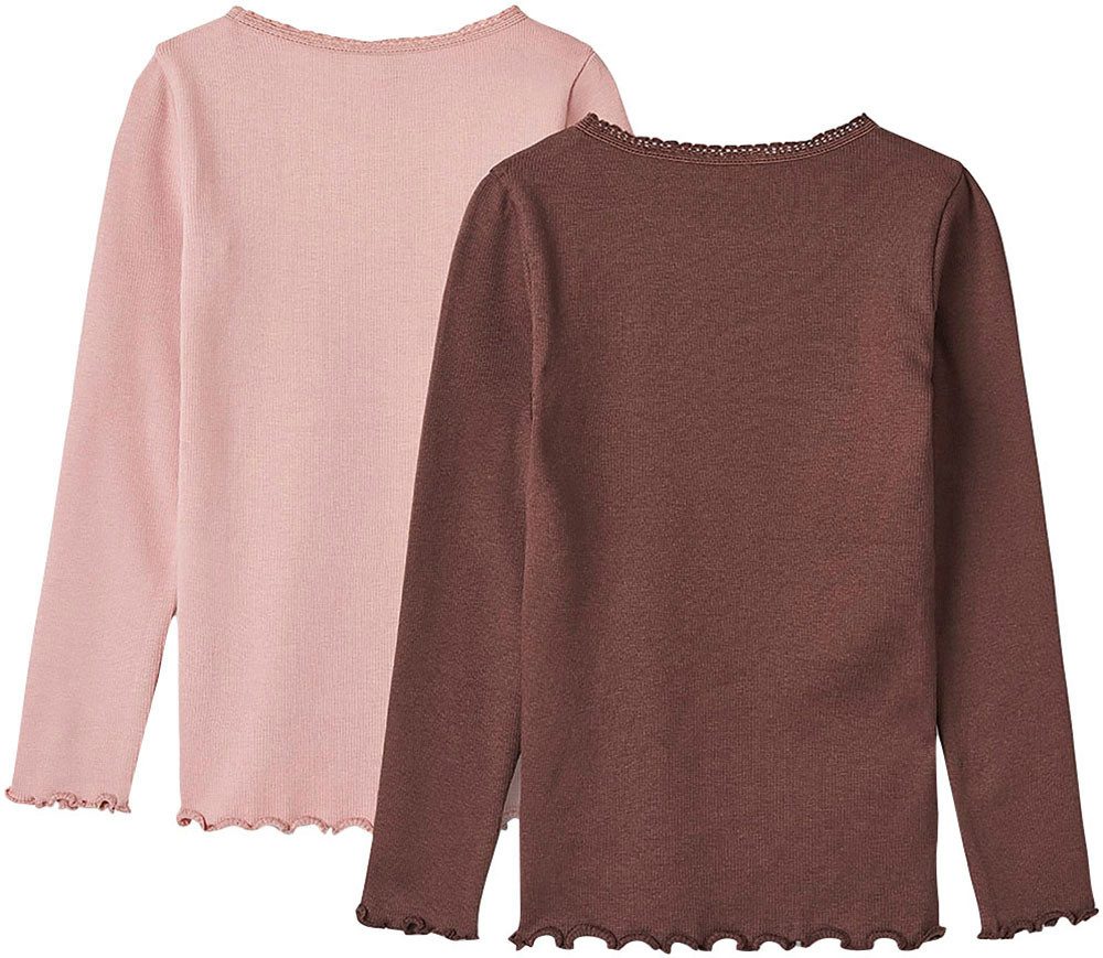 WHEAT Shirt met lange mouwen 2 Rib T-Shirt L/S Reese (set, 2-delig)