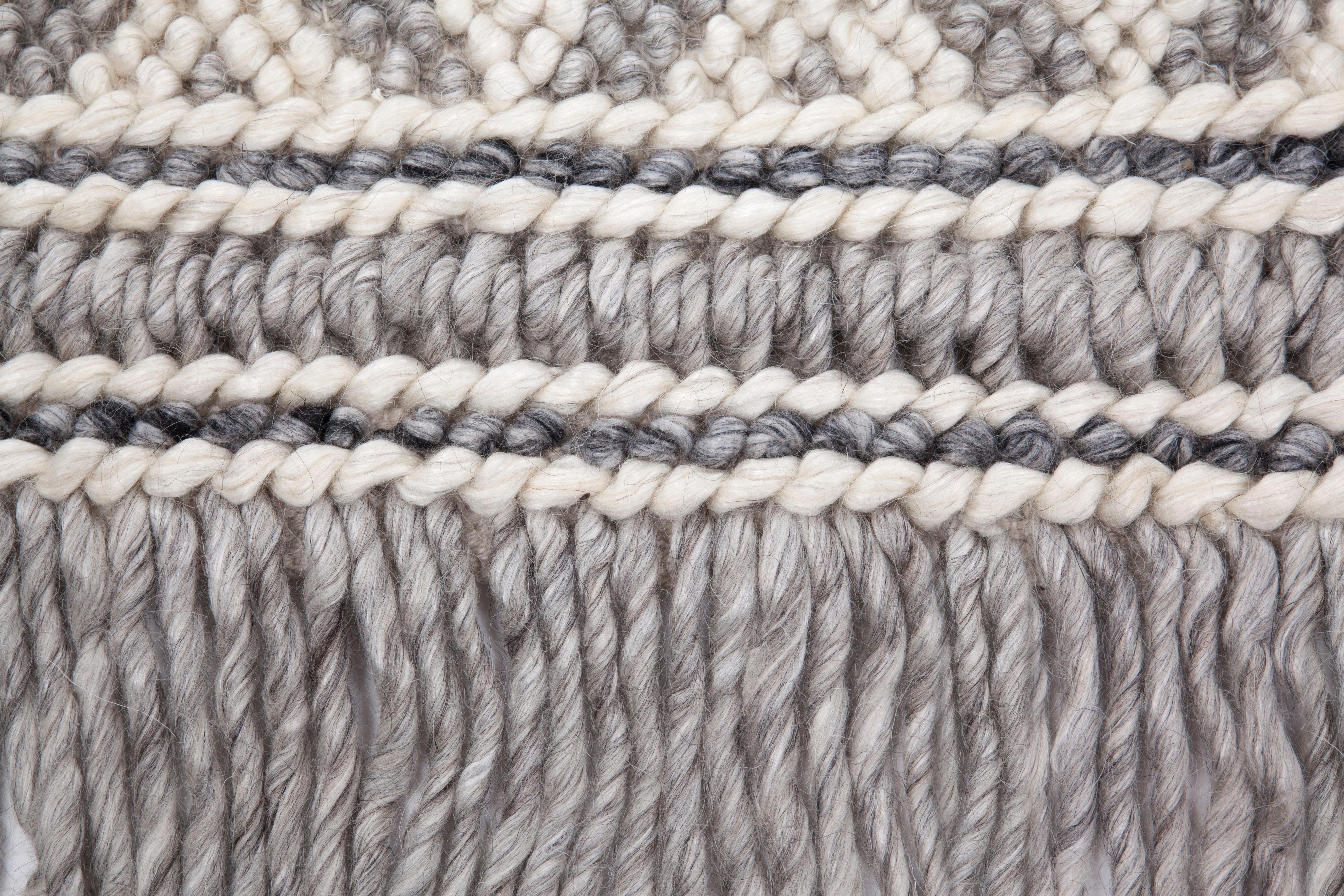 calo-deluxe Vloerkleed Bature 500 Wol en viscose met franje, woonkamer