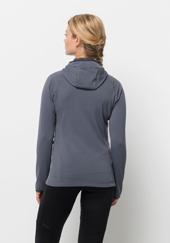 Jack Wolfskin Fleecejack met capuchon KOLBENBERG HOODED FZ W