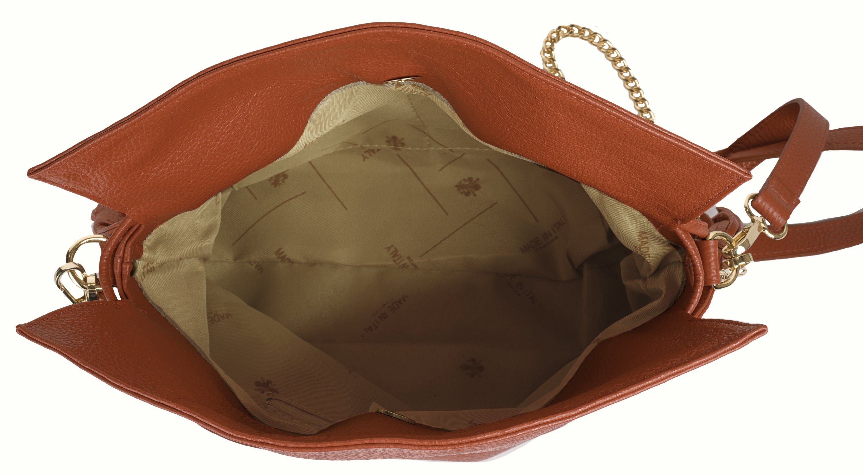 Samantha Look Schoudertas echt leer, made in italy