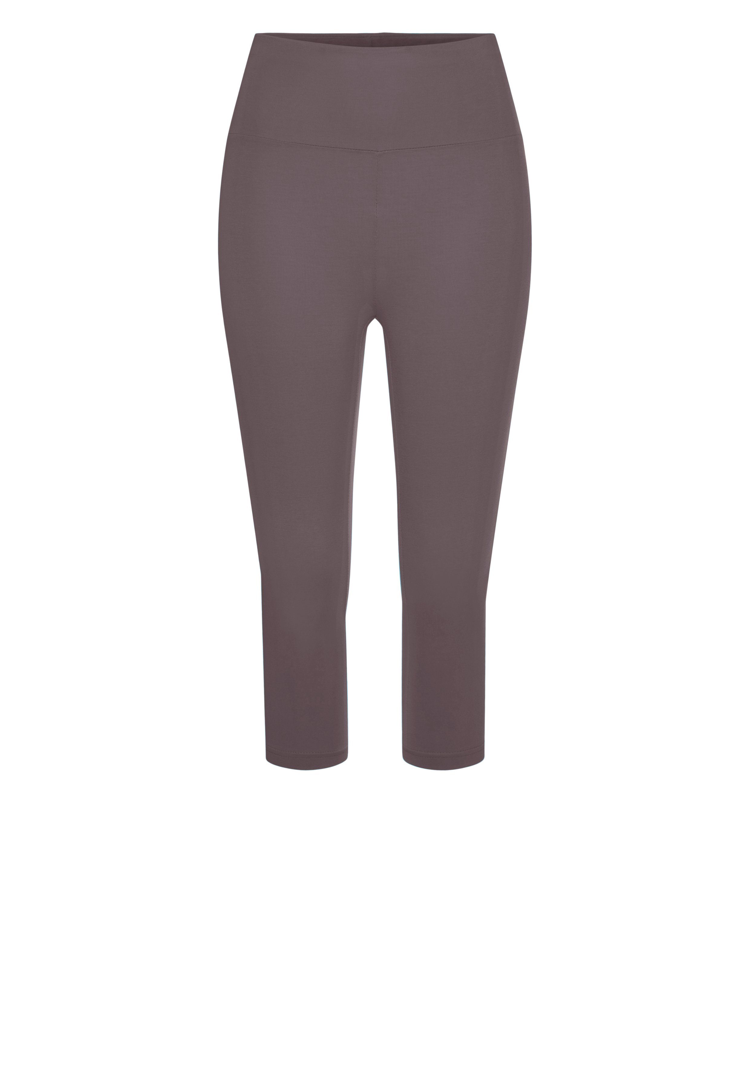 Lascana Caprilegging met brede, zachte boord