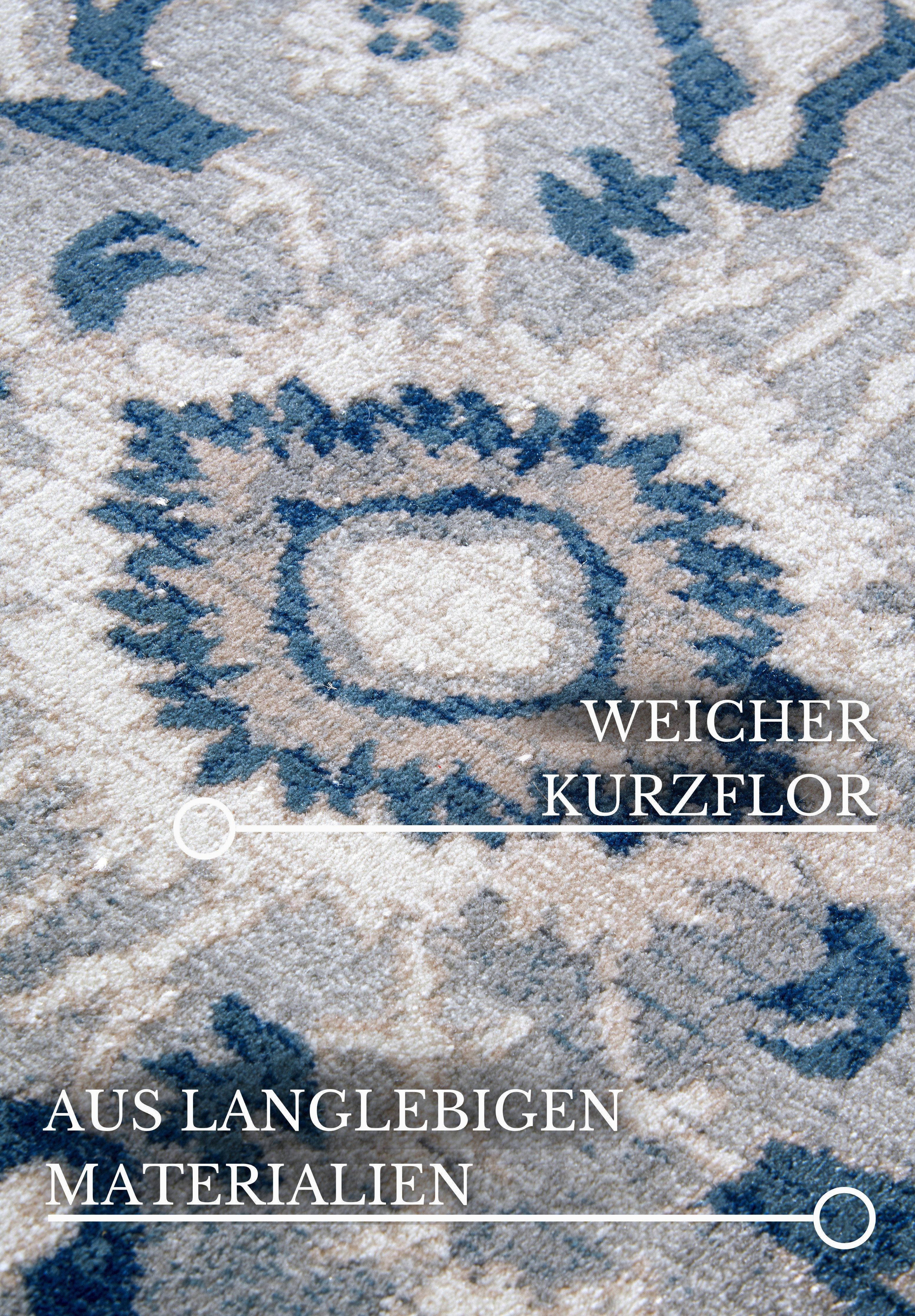Villeroy & Boch Vloerkleed Gabrielle Oriëntaals, woonkamer, slaapkamer, klassiek, kortpolig, zacht