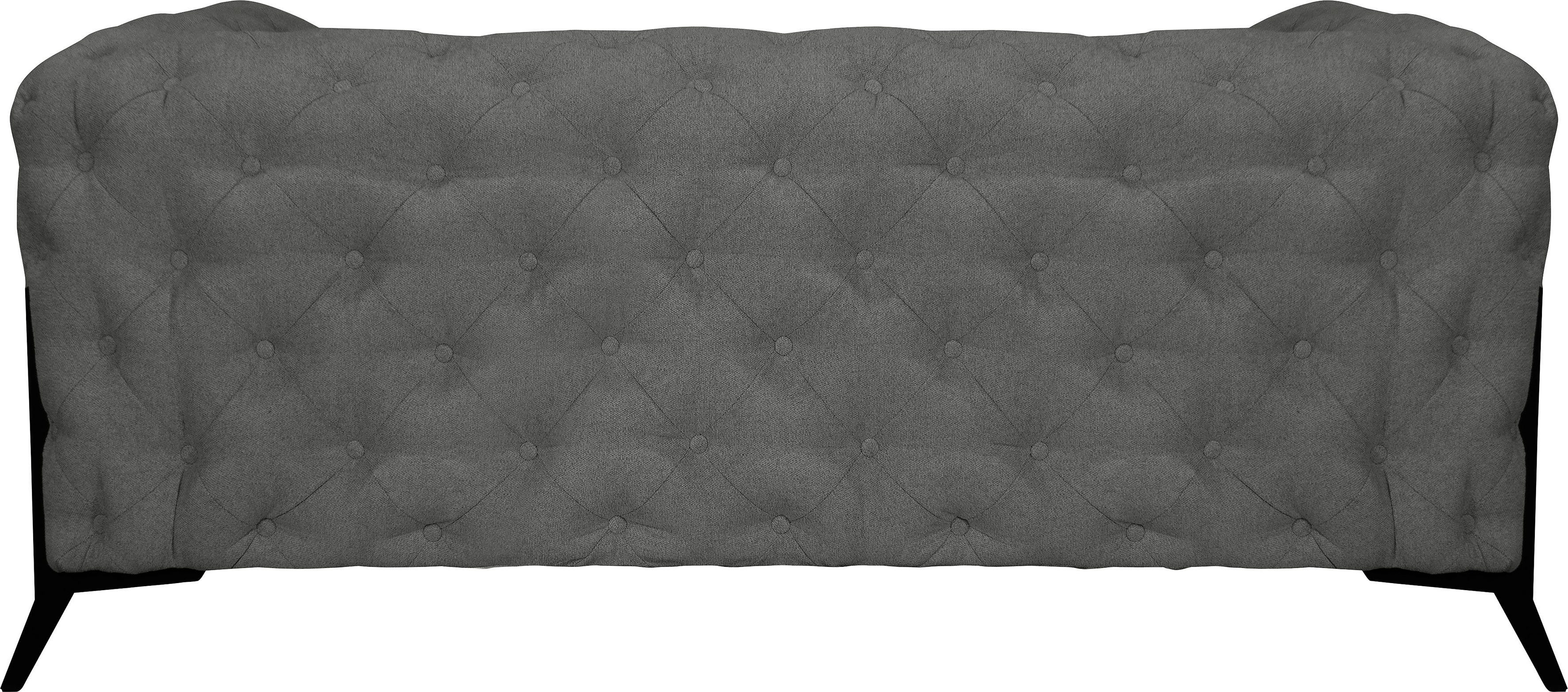 Leonique Chesterfield-bank Amaury luxueuze capitonnage, moderne chesterfield look, kleur van de poten ter keuze