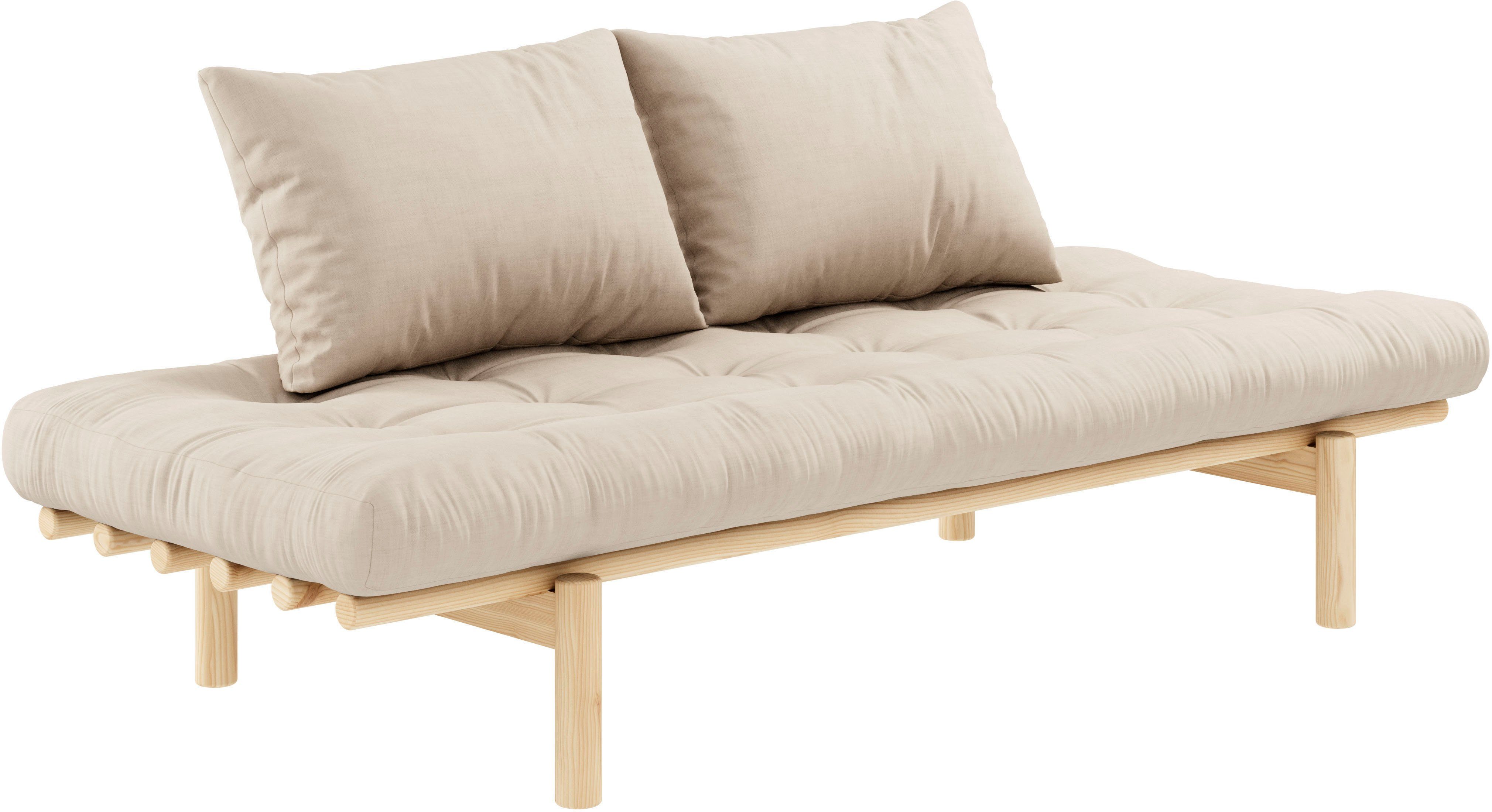 Karup Slaapbank Pace van massief grenenhout, incl. futonmatras (set, 2-delig)