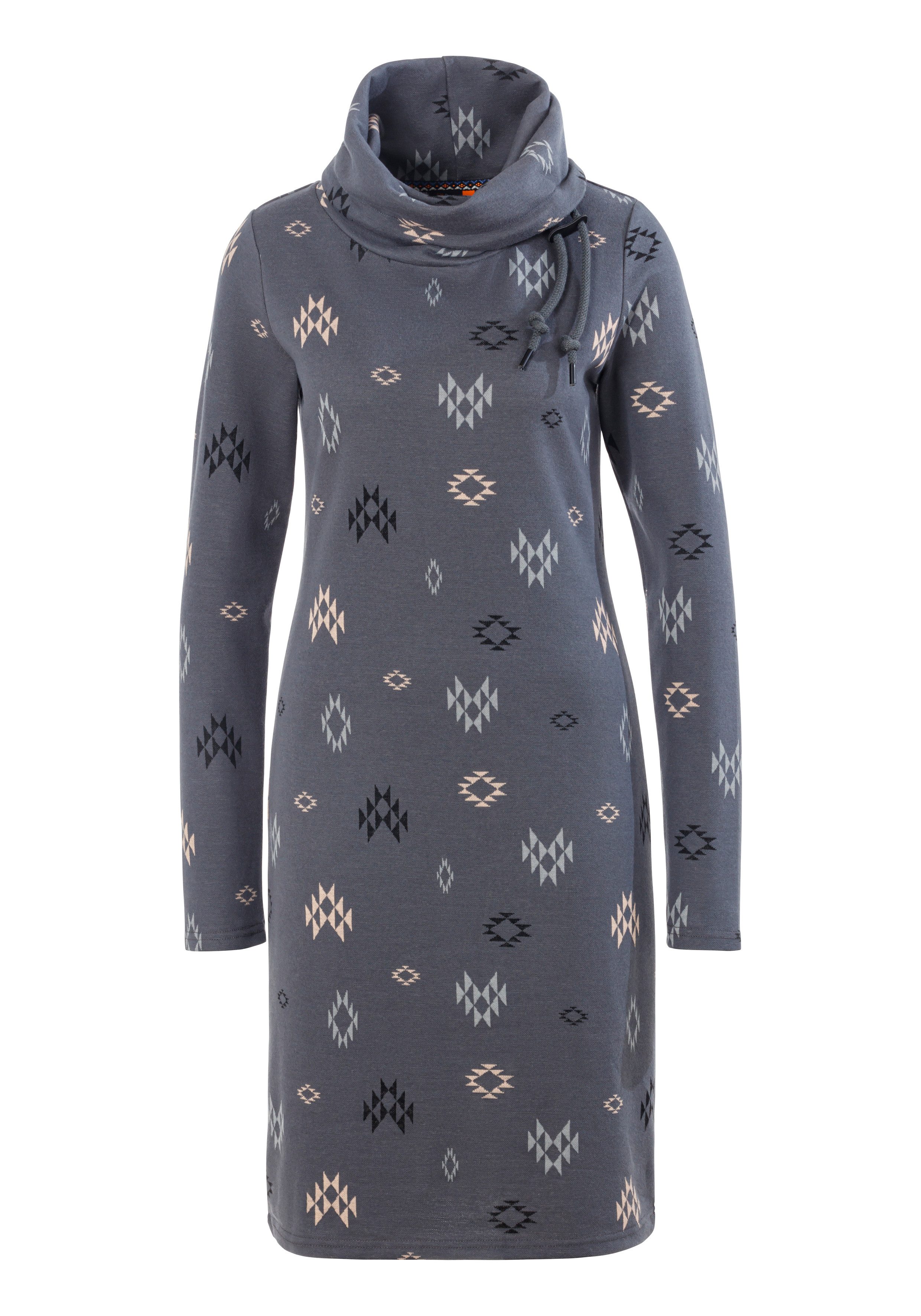 Ragwear Mini-jurk CHLOENETTE met all-over jacquardmotief