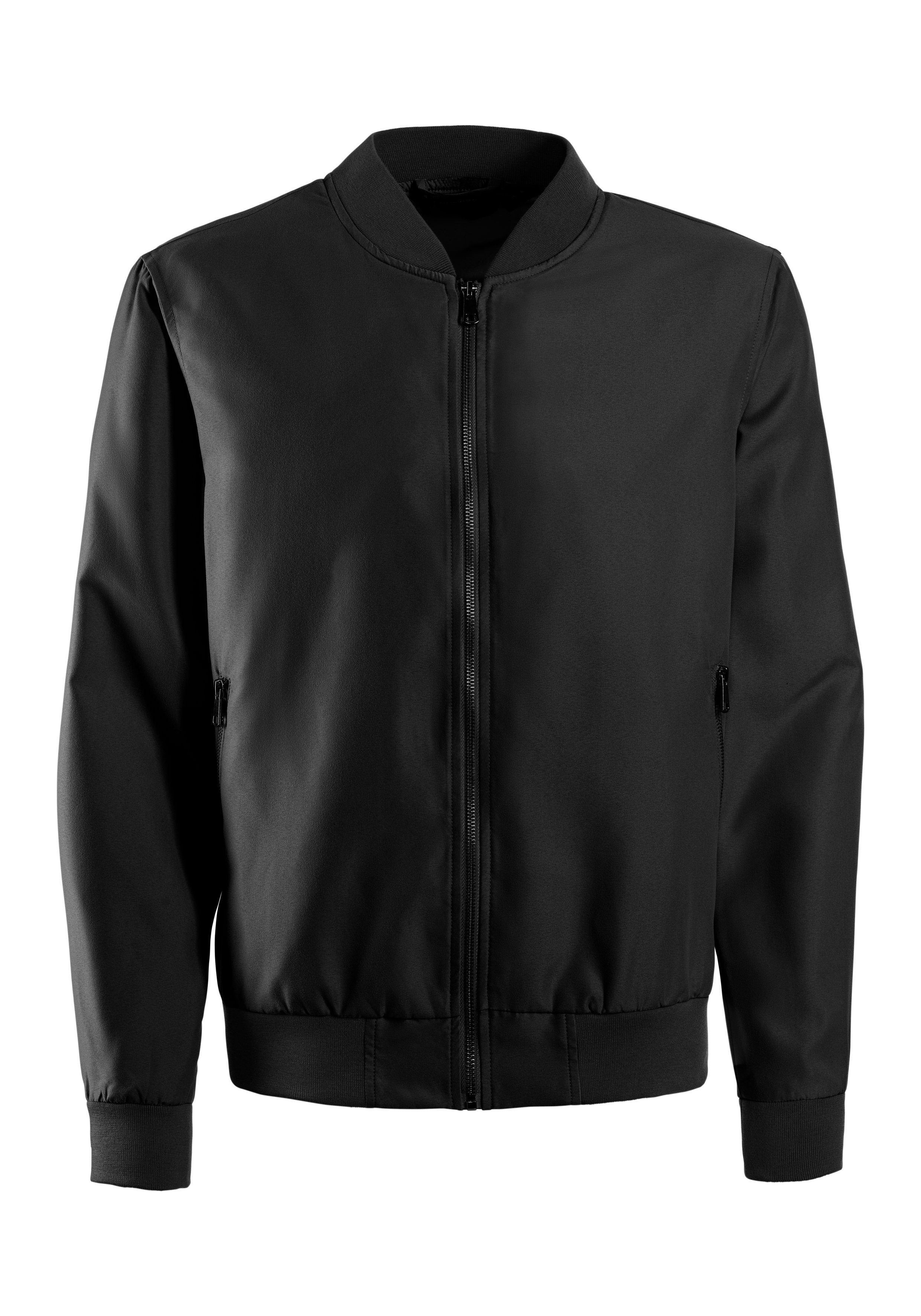John Devin Bomberjack / Blouson met ribkraag , pilotenjack / tussenjack met binnenzak, regular fit