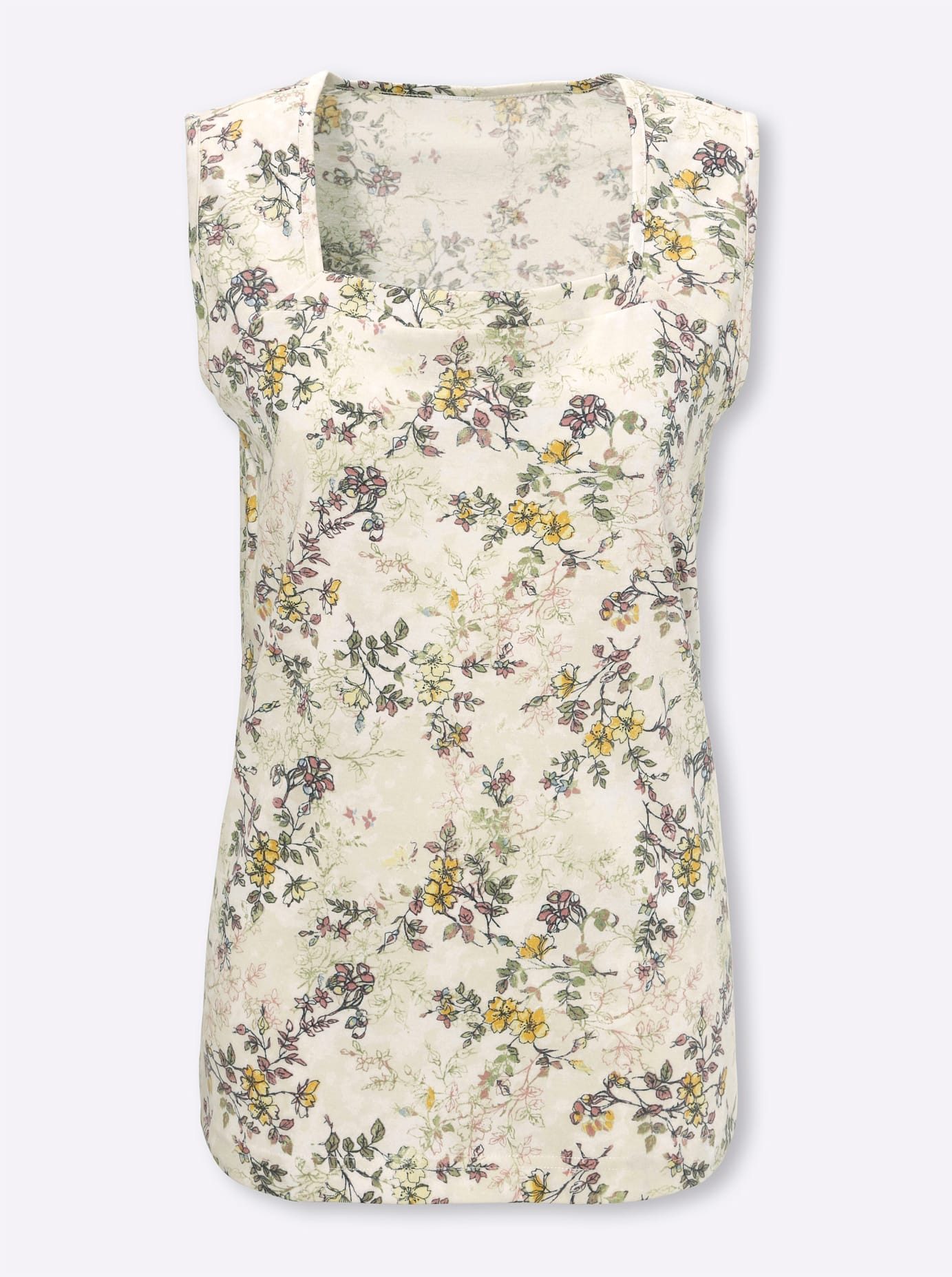 Classic Basics Shirttop dames tanktops maat 38 beige