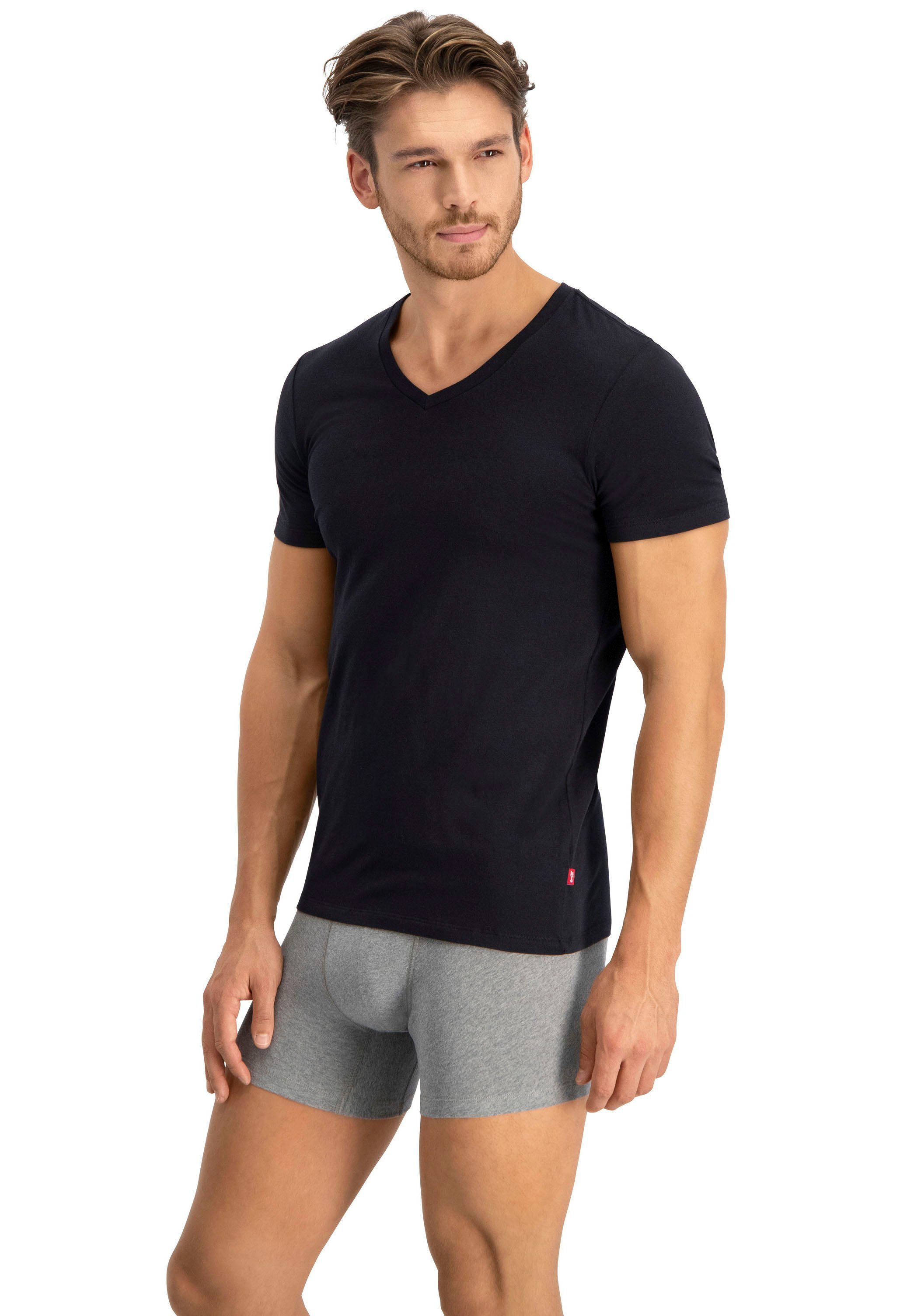Levi's® T-shirt met brede logoband (Set van 2)