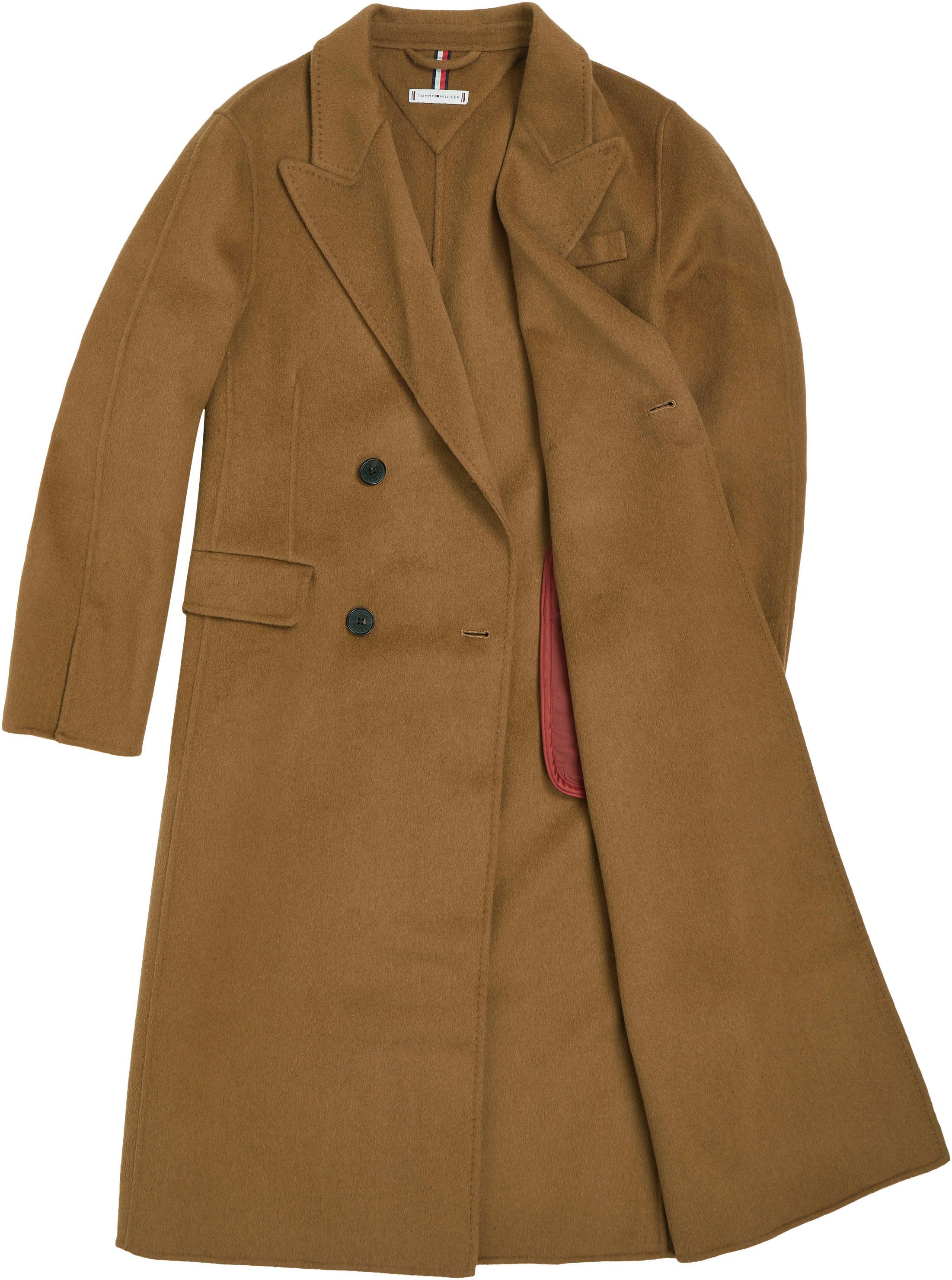 Tommy Hilfiger Winterjas MD DF WOOL BLEND DB COAT met logoborduursel