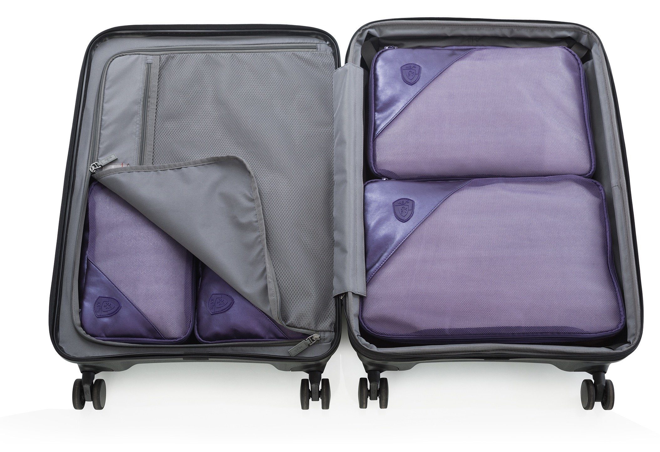 Heys Kofferorganizer Metallic Packing Cube x Joachim Llambi bagagecube pakcube kledingtas (set 5-delig Pakket tas set)