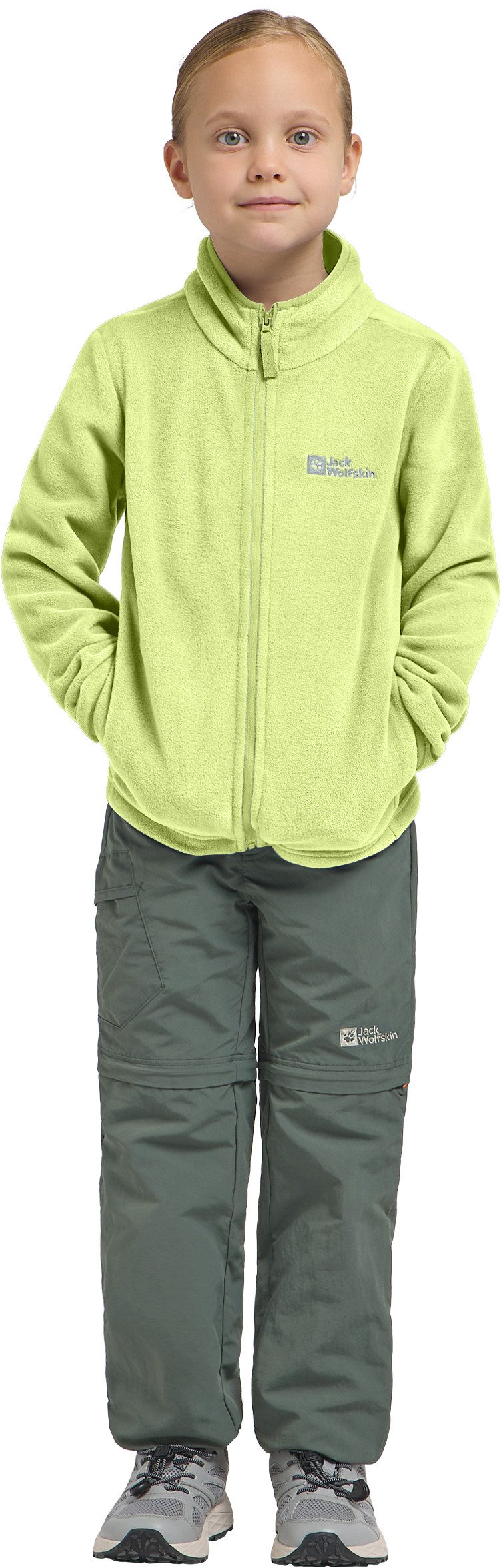 Jack Wolfskin Fleecejack TAUNUS JACKET K gemakkelijk te dragen en gemakkelijk te onderhouden