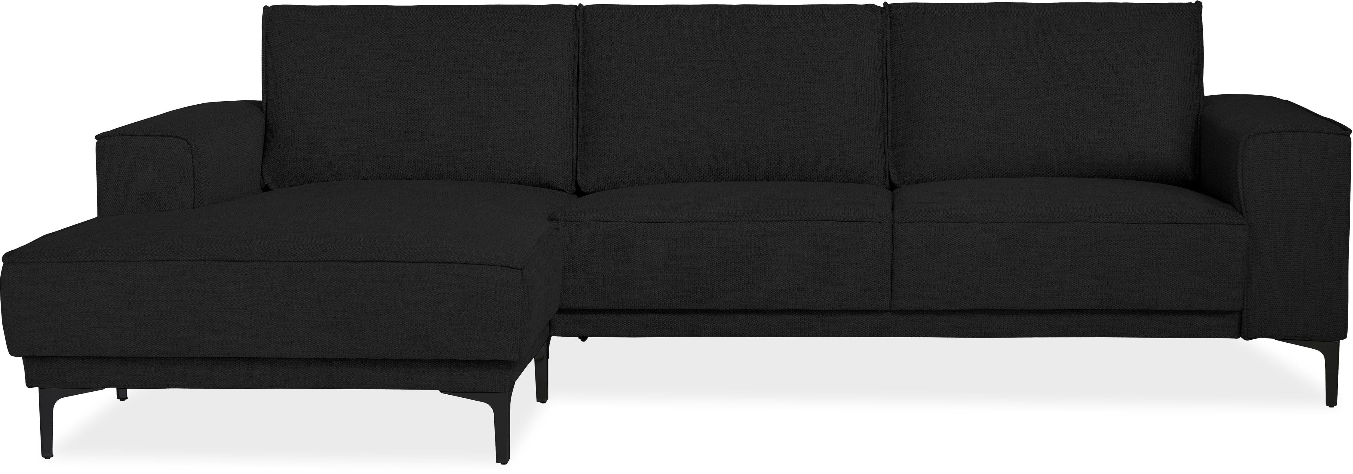 Places of Style Hoekbank Oland, structuur, platweefsel, luxe microvezel, bouclé