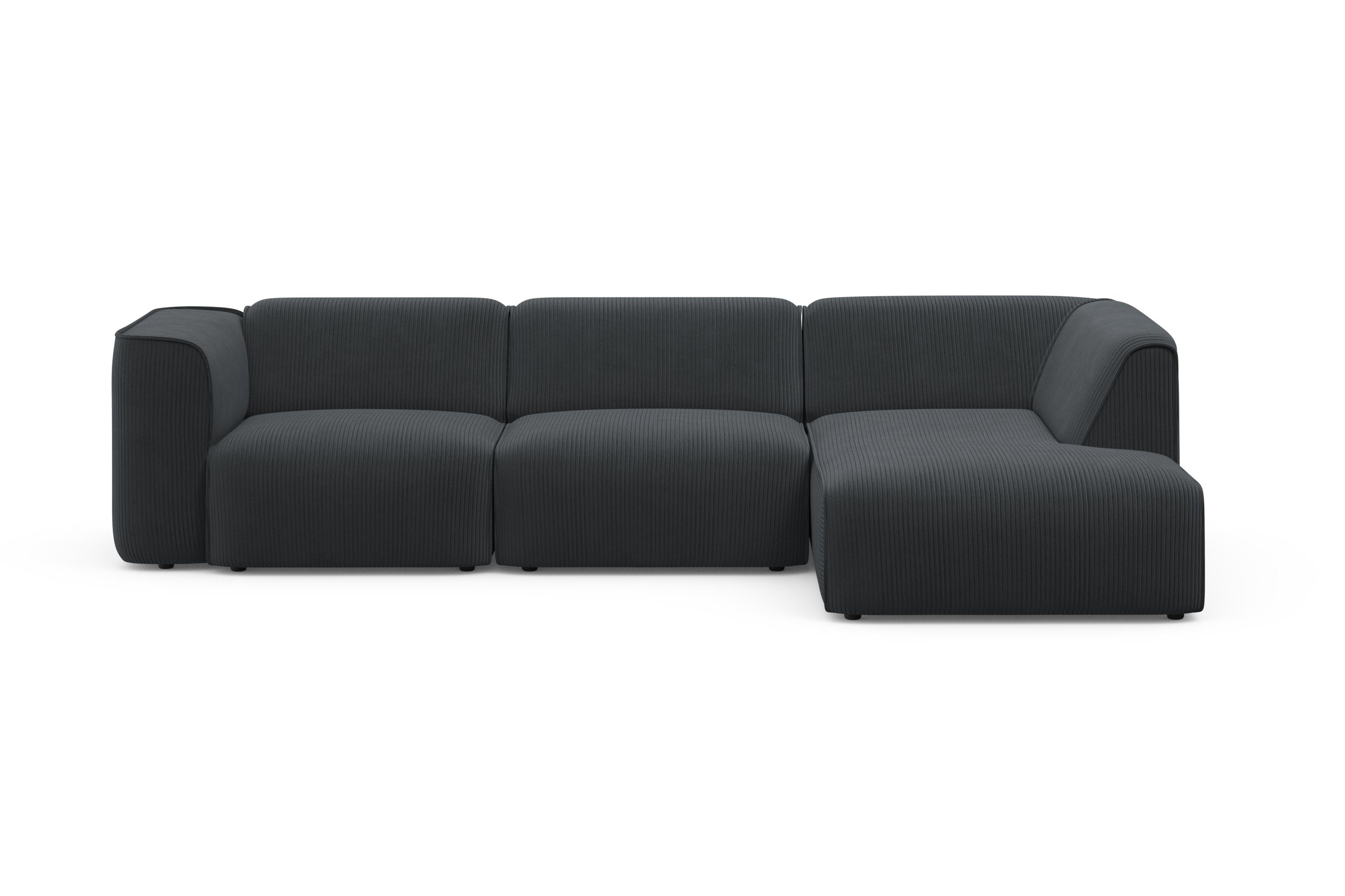 RAUM.ID Hoekbank Merid L-vorm, altijd uitbreidbaar met modules, B/D/H: 295/162/70 cm