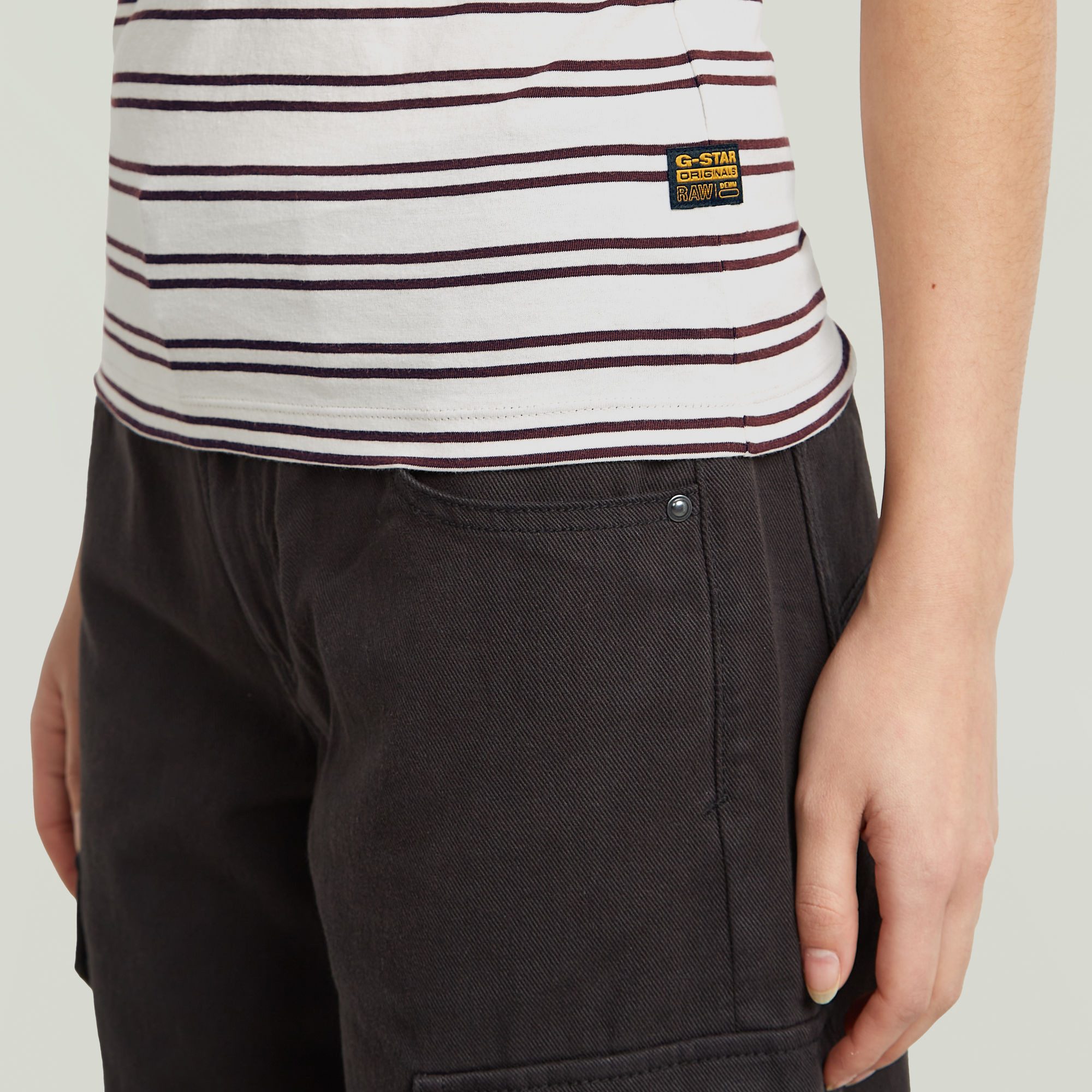G-Star RAW Shirt met V-hals Eyben