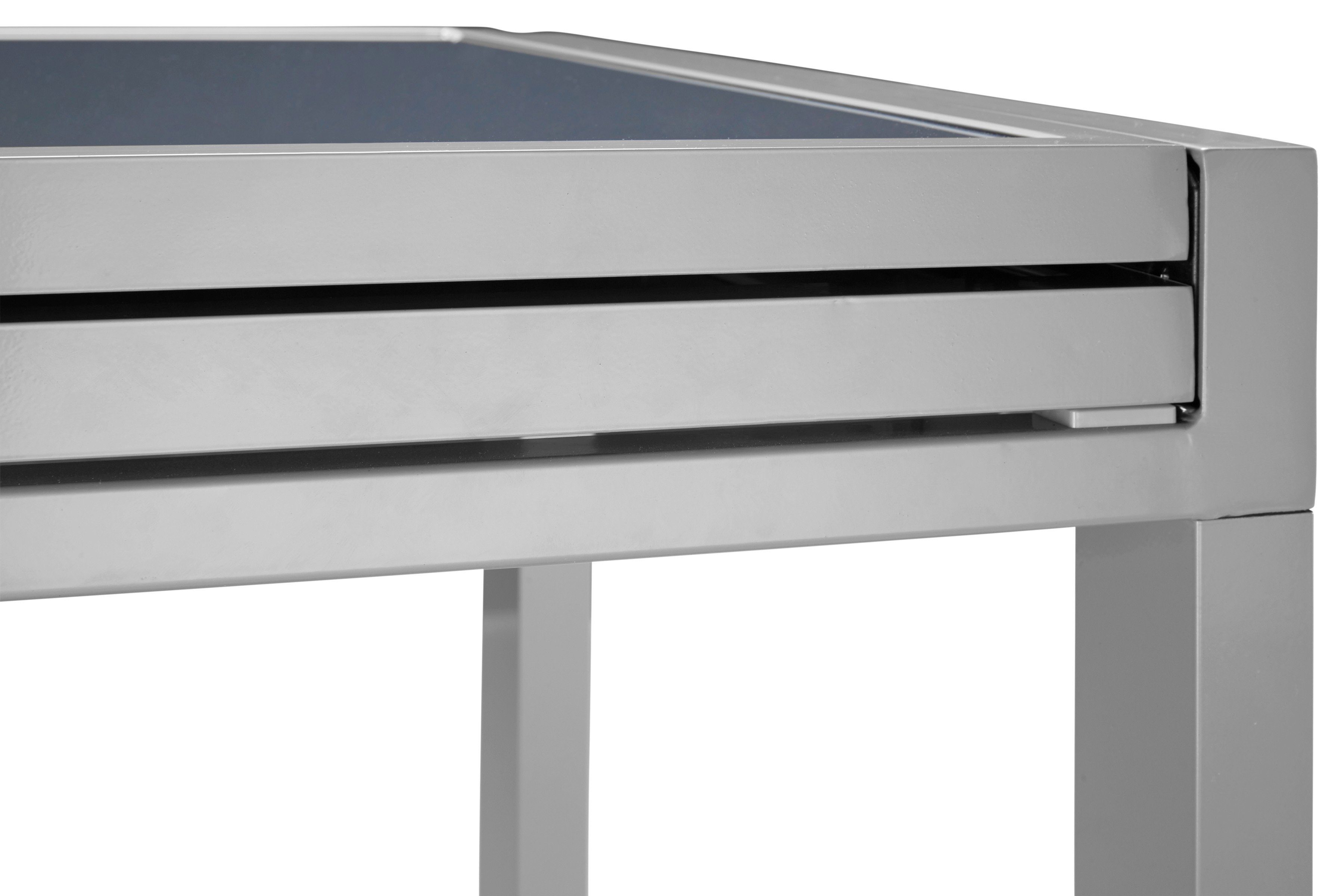 MERXX Tuintafel Lima 65x65-130 cm, uittrekbaar