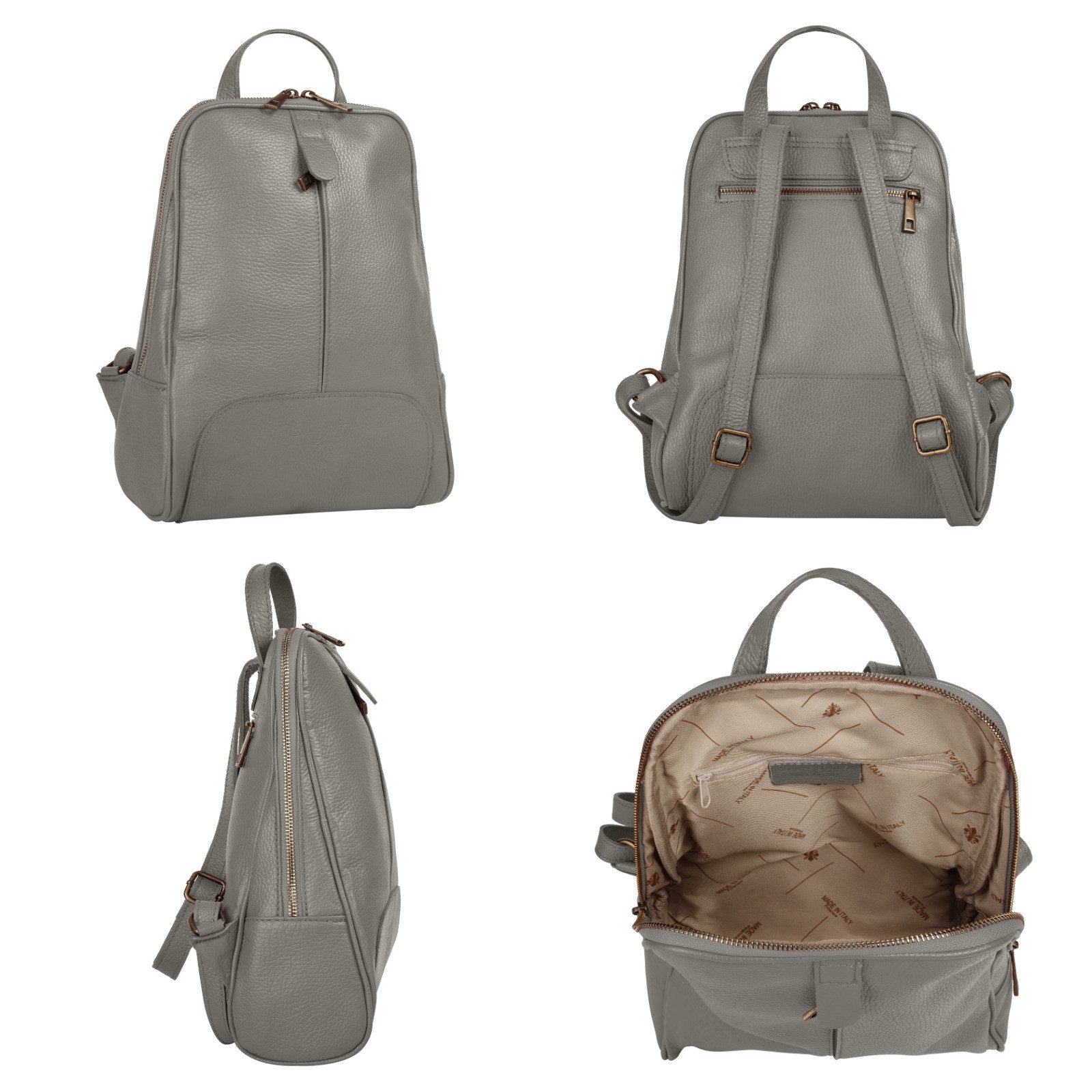 Samantha Look Rugzak echt leer, made in italy