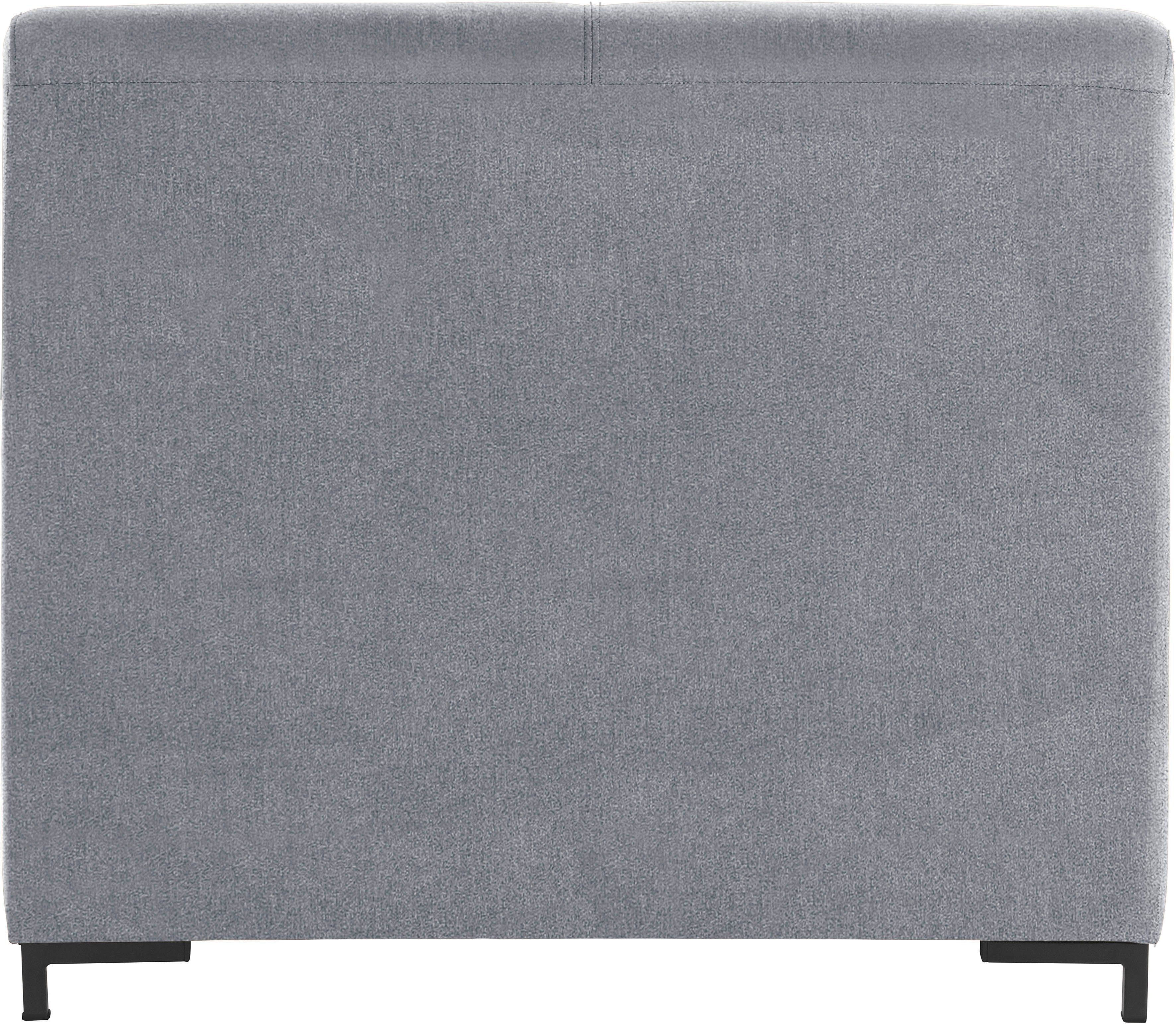 DOMO collection Fauteuil Ledas kubisch en comfortabel, platte armleuningen, elegante voet,