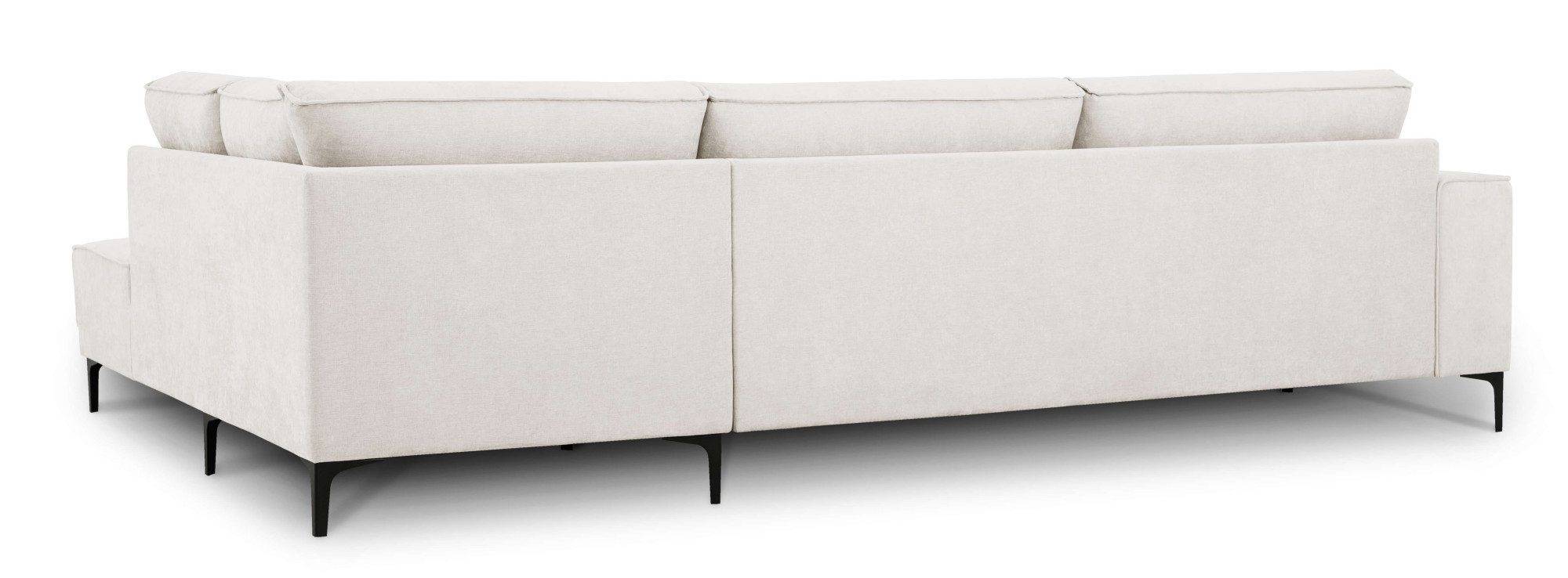 Places of Style Hoekbank Oland, structuur, platweefsel, luxe microvezel, bouclé