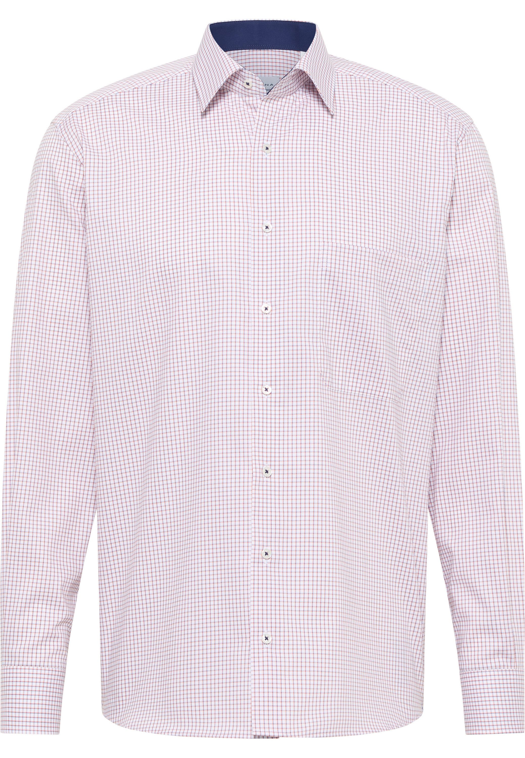 Eterna Overhemd met lange mouwen Comfort fit NON IRON (strijkvrij)