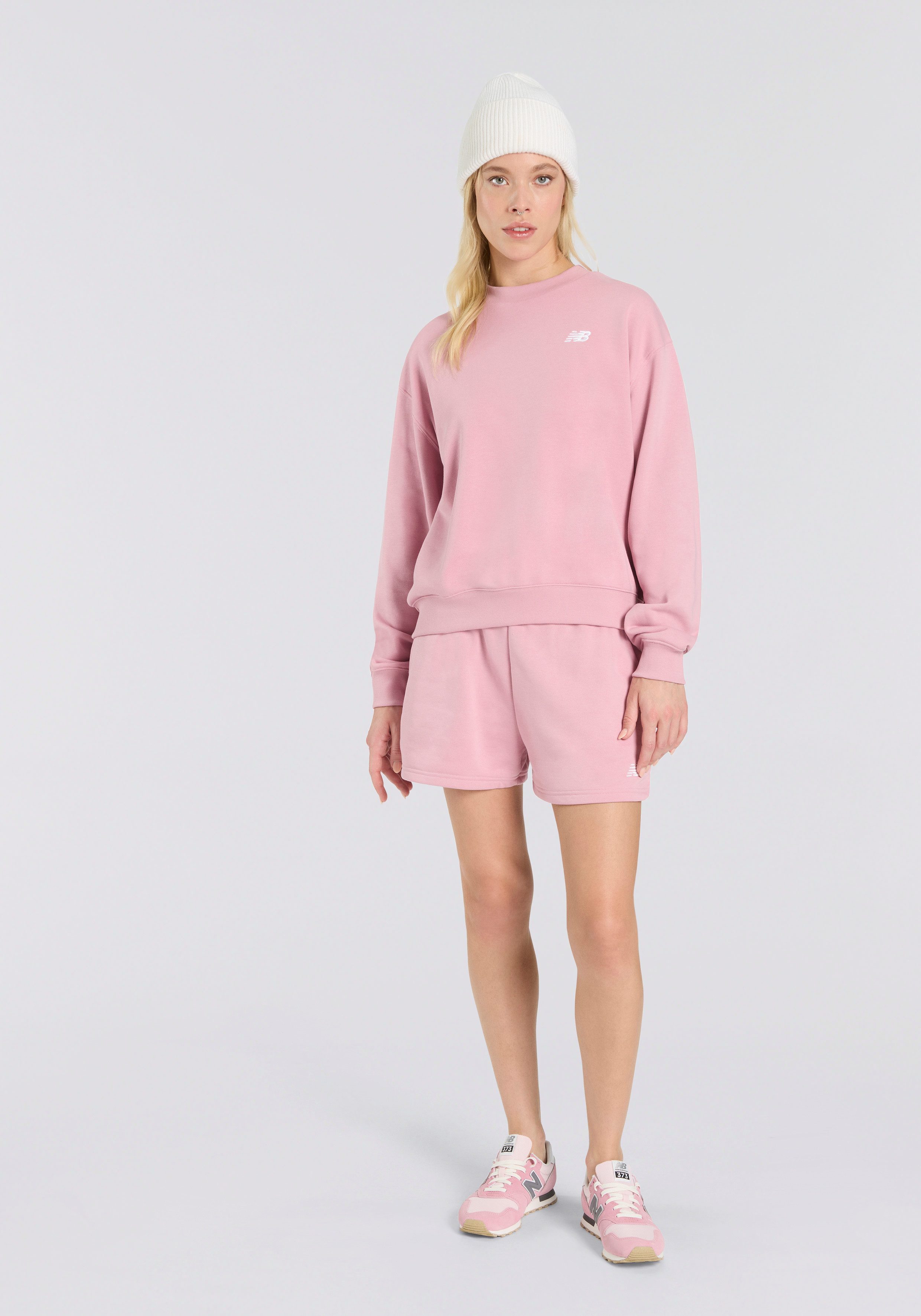 New Balance Short Sport Essentials French Terryhort PINK TAFFY