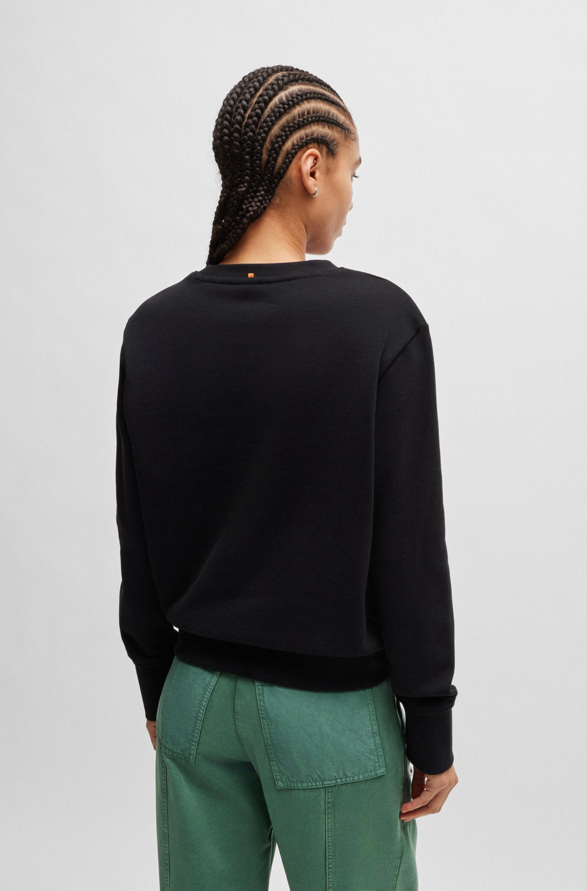 Boss Orange Sweatshirt met een ronde hals
