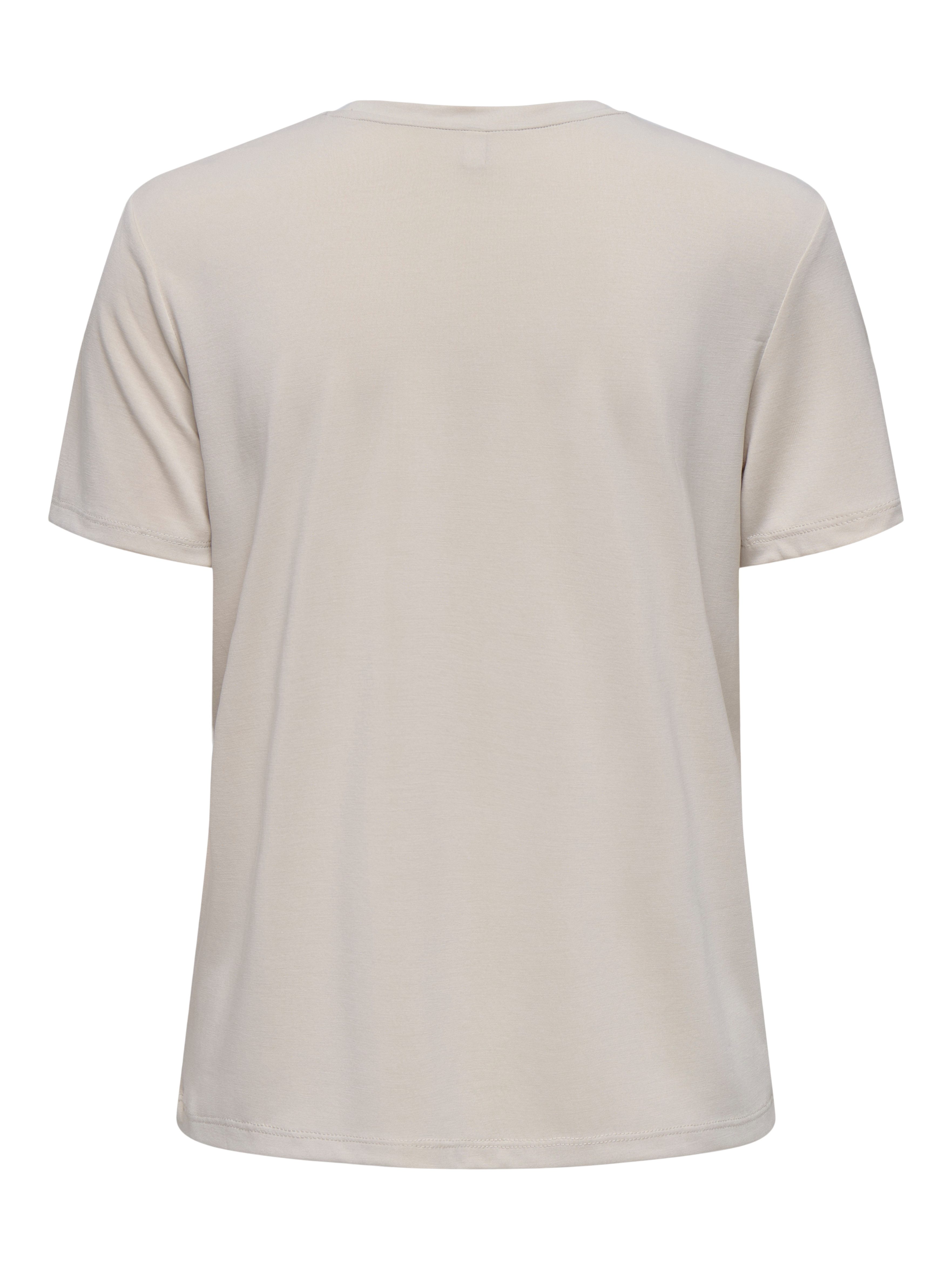 Only Shirt met korte mouwen ONLFREE LIFE REG S/S LEAF TOP BOX JRS