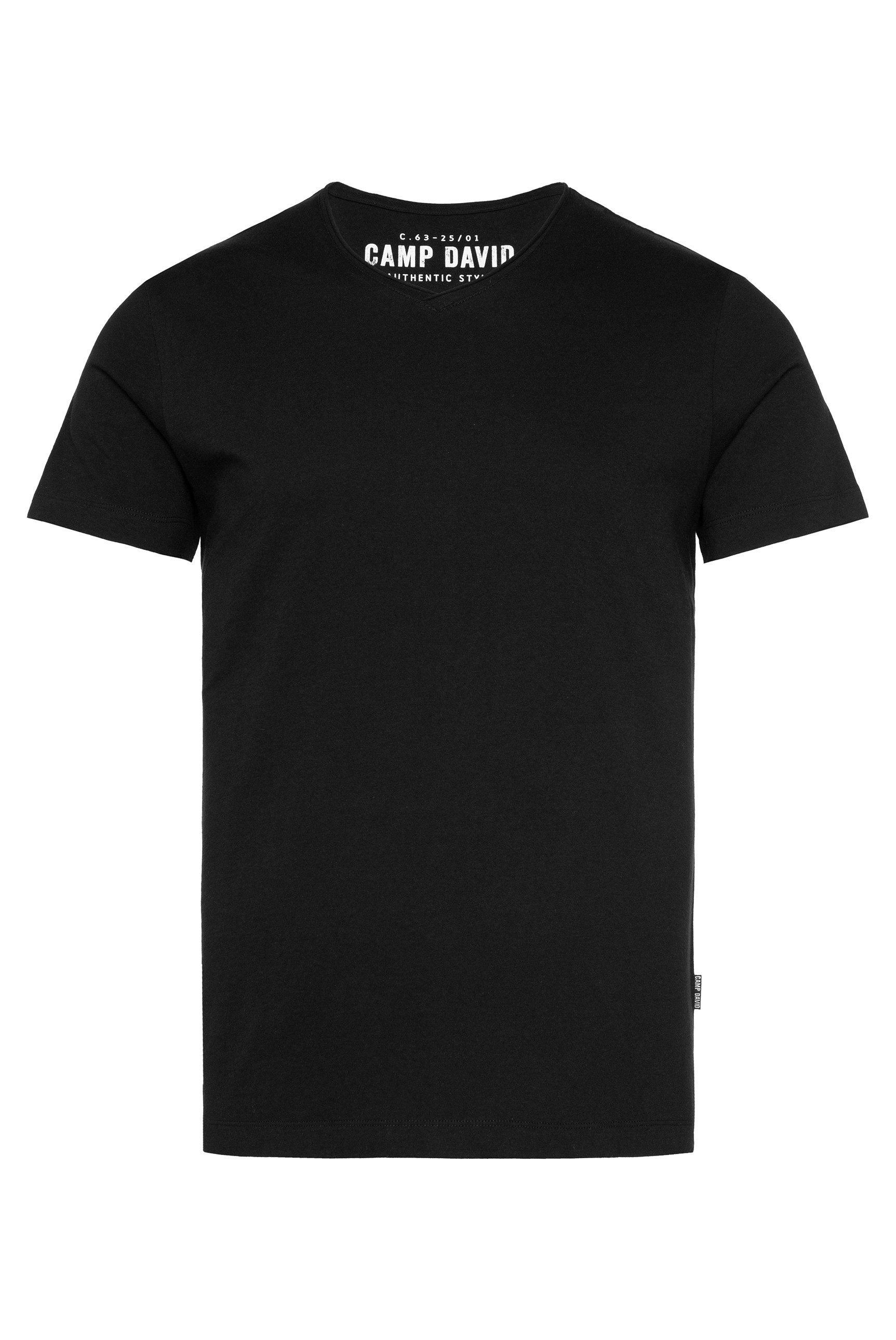 CAMP DAVID Shirt met V-hals in 2-delige set (2-delig)