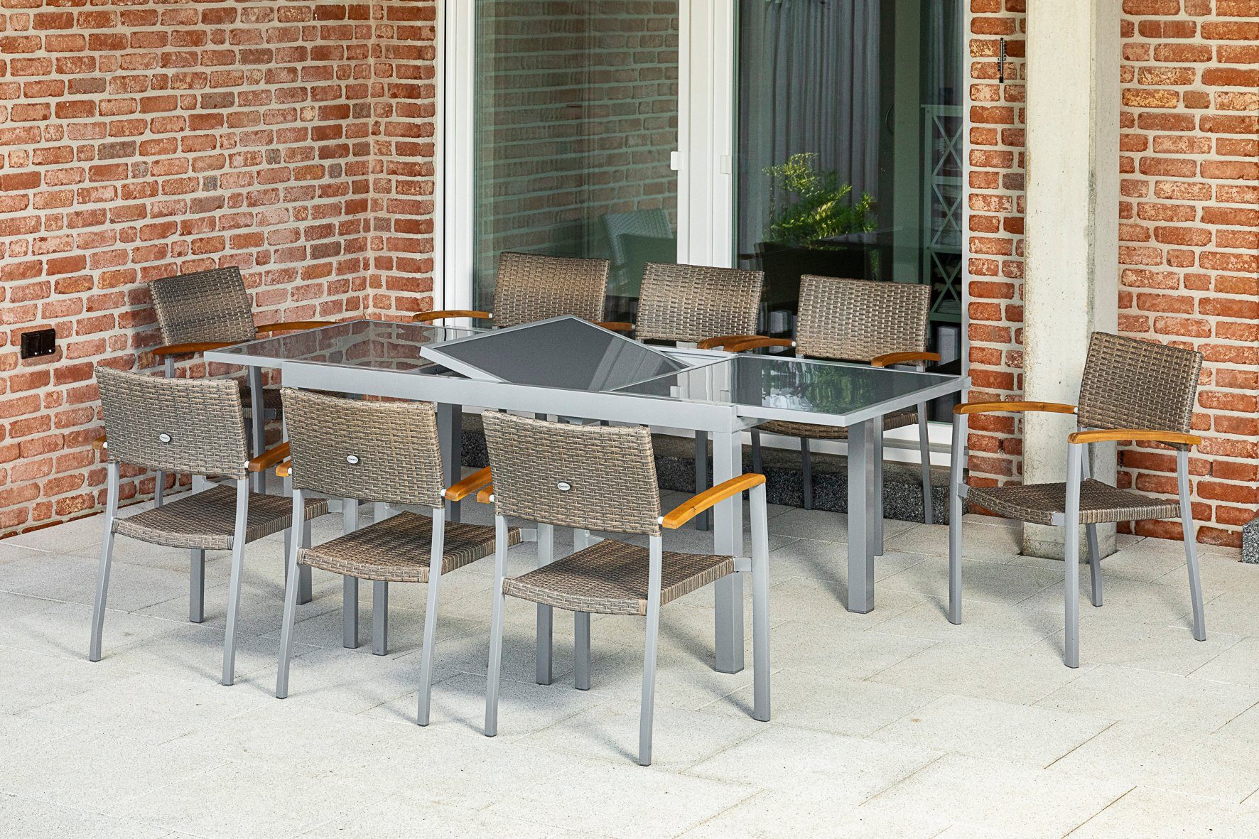 MERXX Tuin-eethoek Silano tuinsets grijs