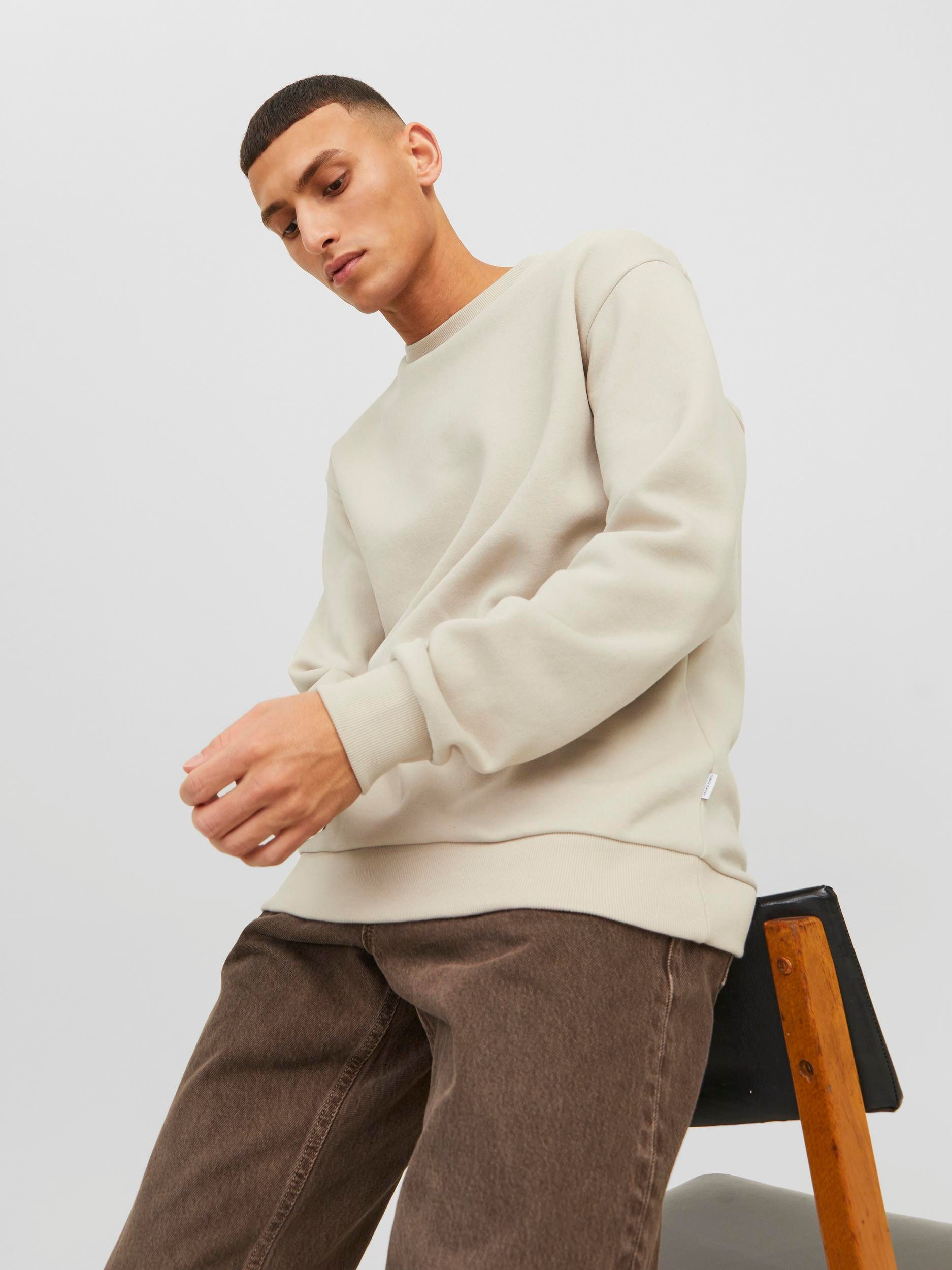 Jack & Jones Sweatshirt JJEBRADLEY SWEAT CREW NOOS