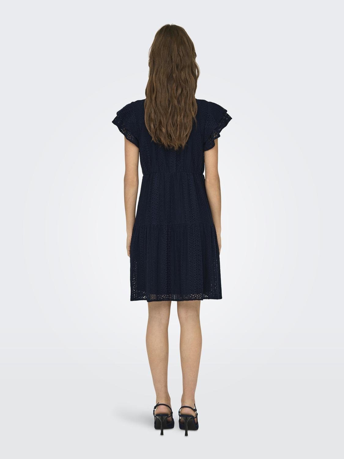 Only Mini-jurk ONLHELENA LACE CAPSL DRESS WVN NOOS