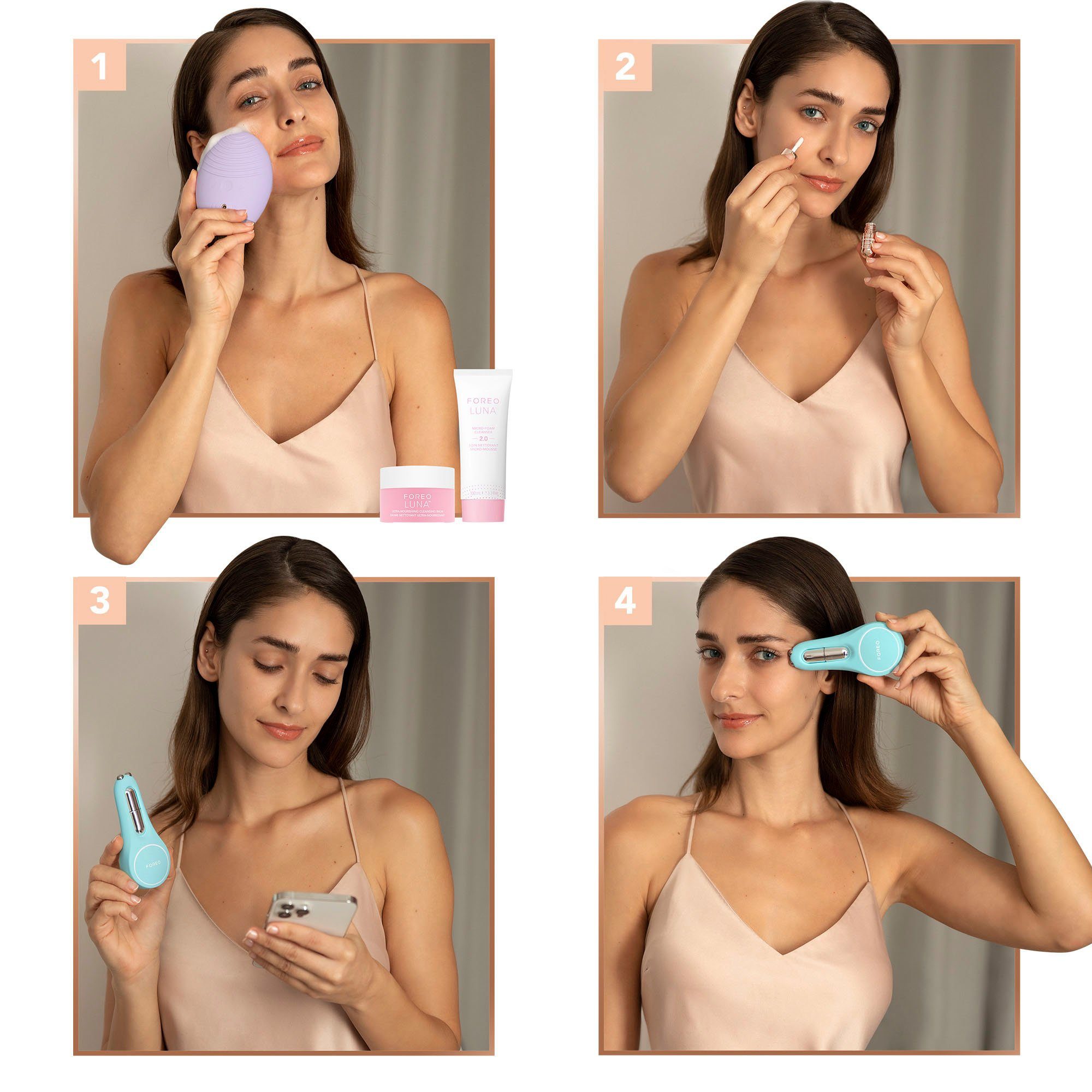 FOREO Anti-aging-apparaat BEAR™ 2 eyes & lips