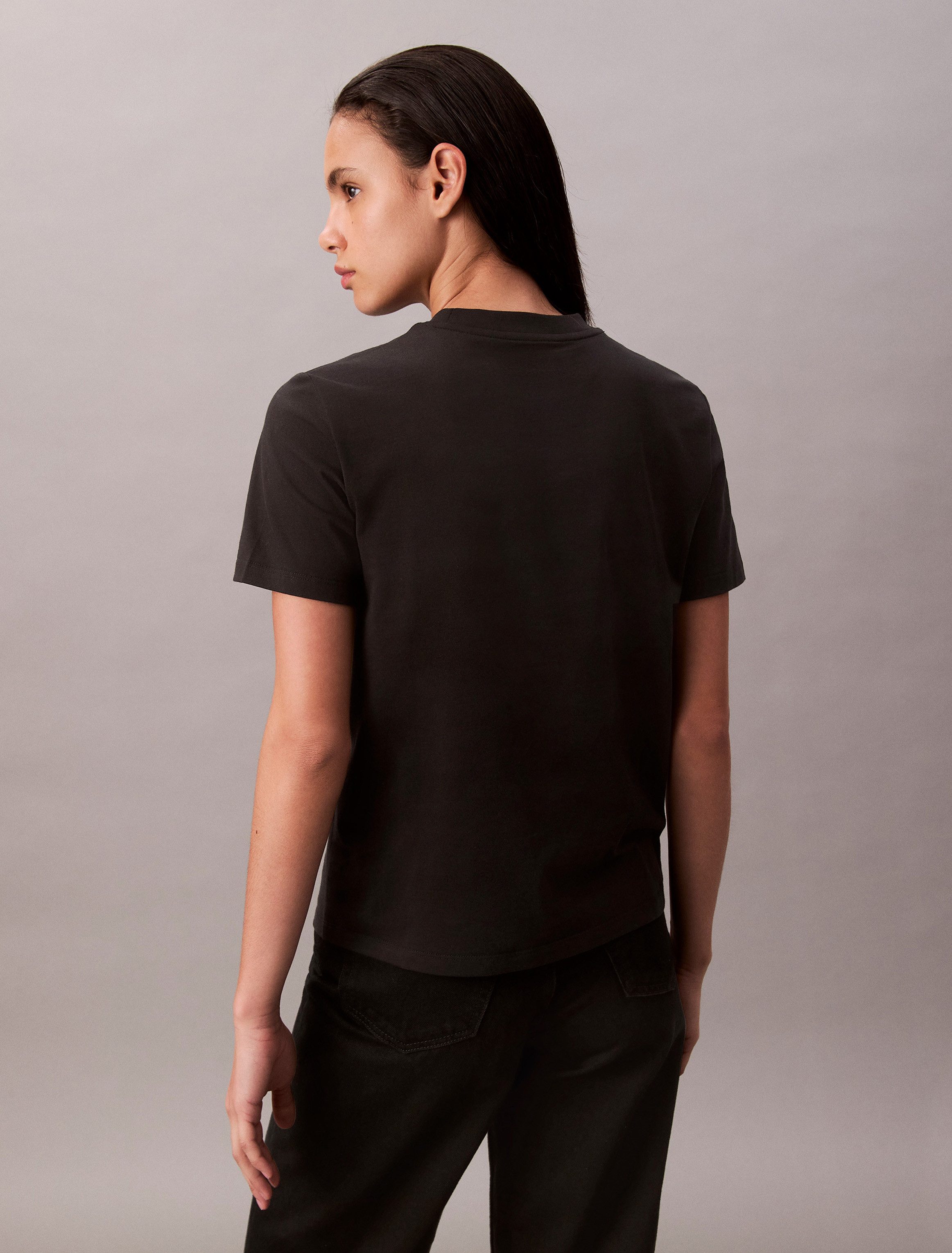 Calvin Klein T-shirt A- Logo CN 2 Pack Tee (Set van 2)
