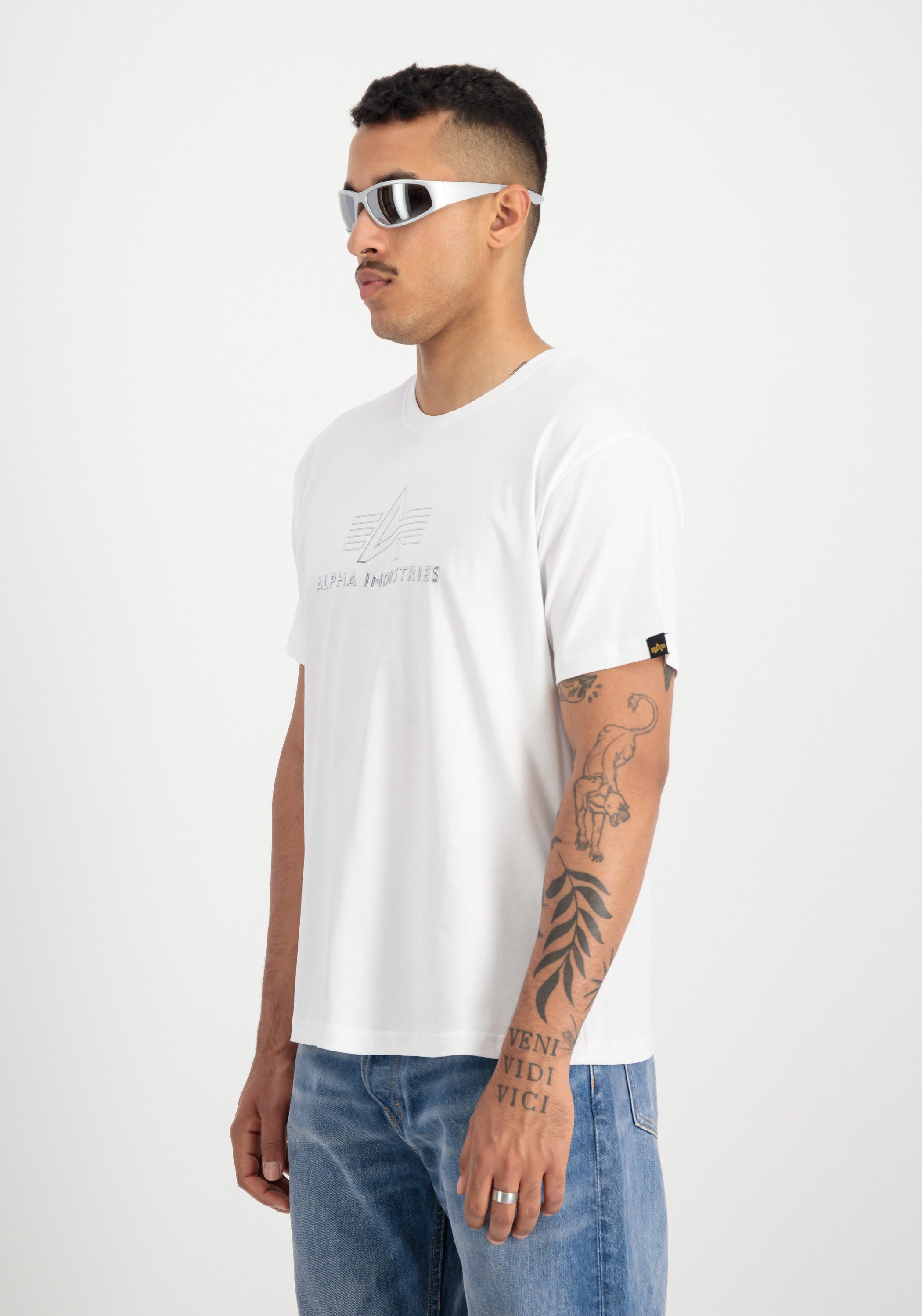Alpha Industries T-shirt Basic Mid Logo TPU T-Shirt