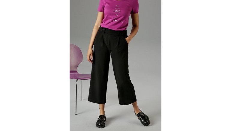 Aniston SELECTED Culotte met modieuze sierrand