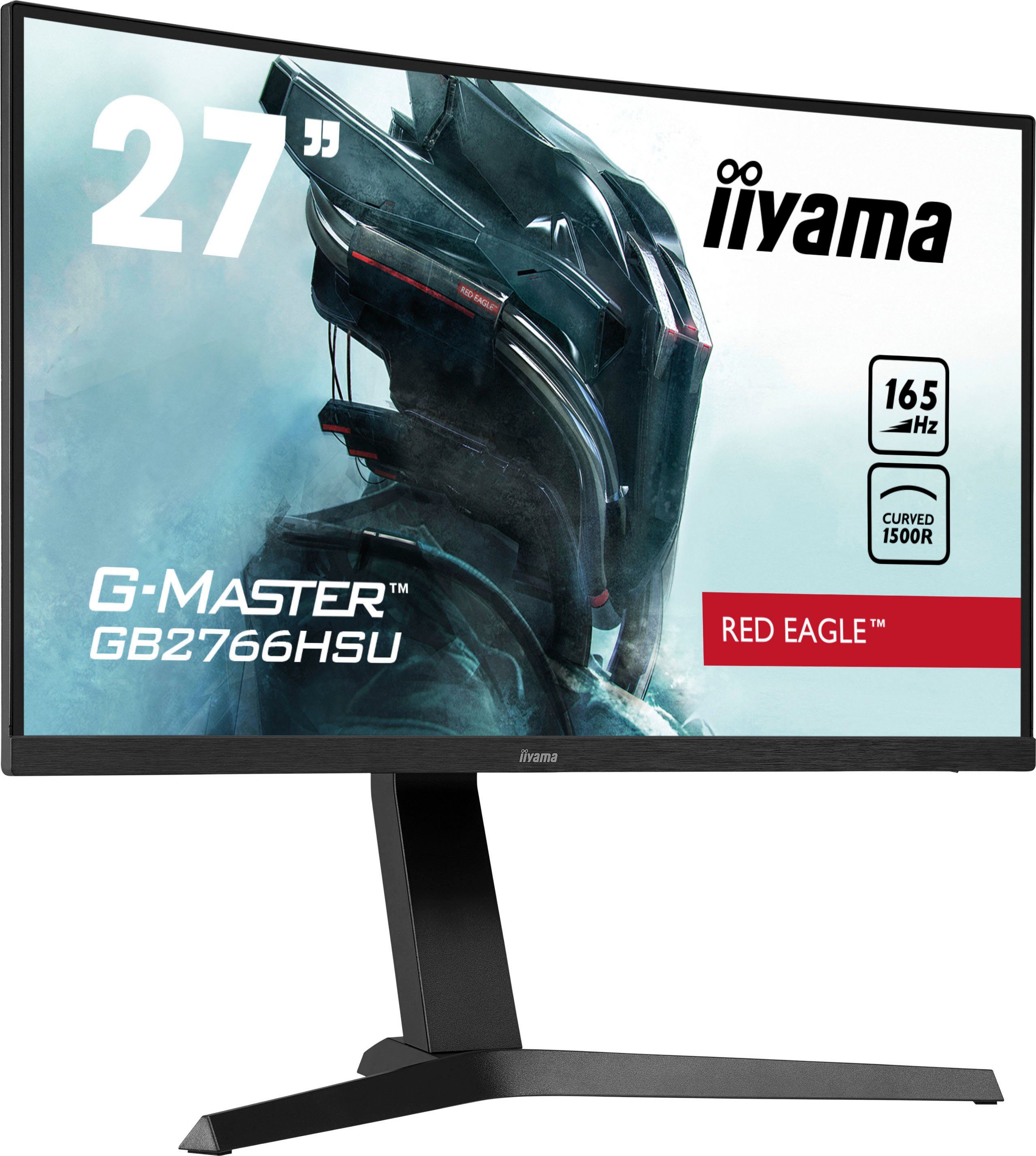 Iiyama Curved-gaming-monitor G-MASTER GB2766HSU-B1, 68,5 cm / 27", Full HD