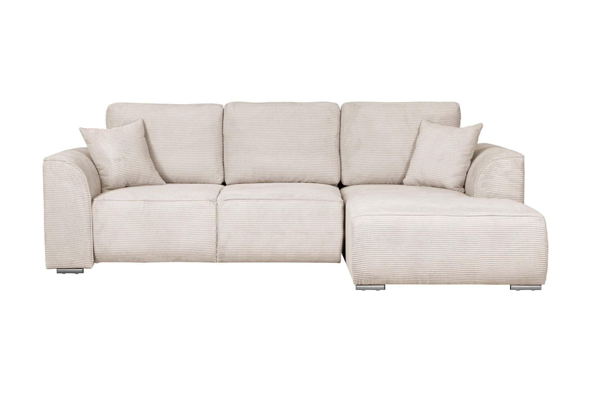INOSIGN Hoekbank BEATRICE optionele slaapbank met bedlade, B/D/H: 265/170/86 cm